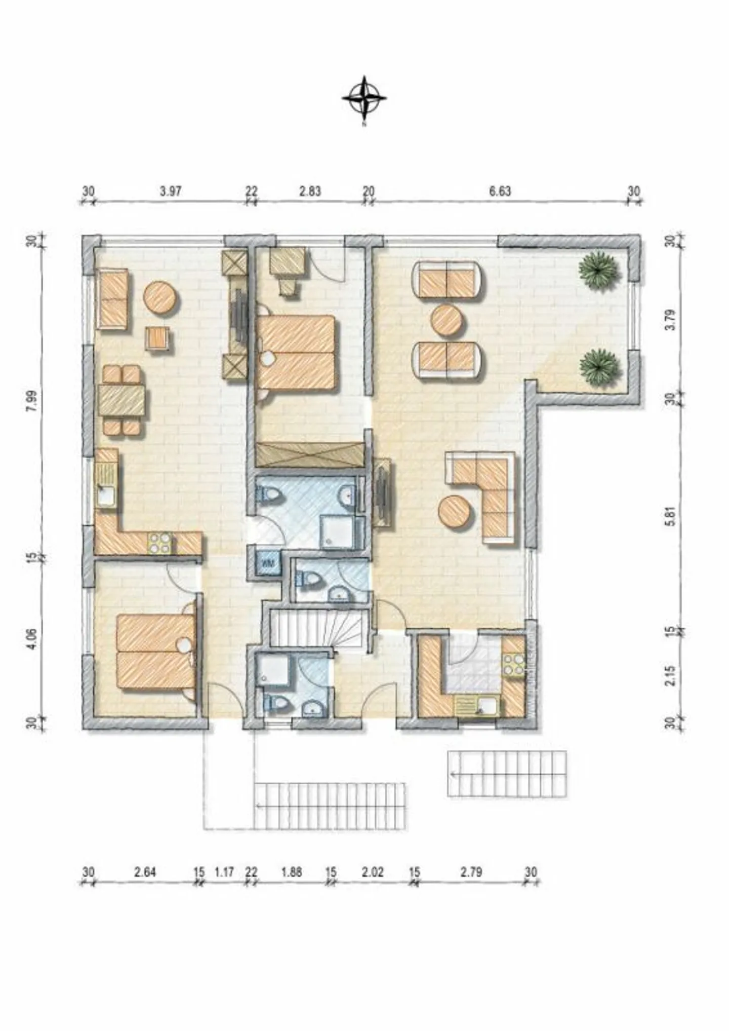 Appartamento con giardino in una bella posizione a Lachen SZ in affitto - Foto 5 di 5