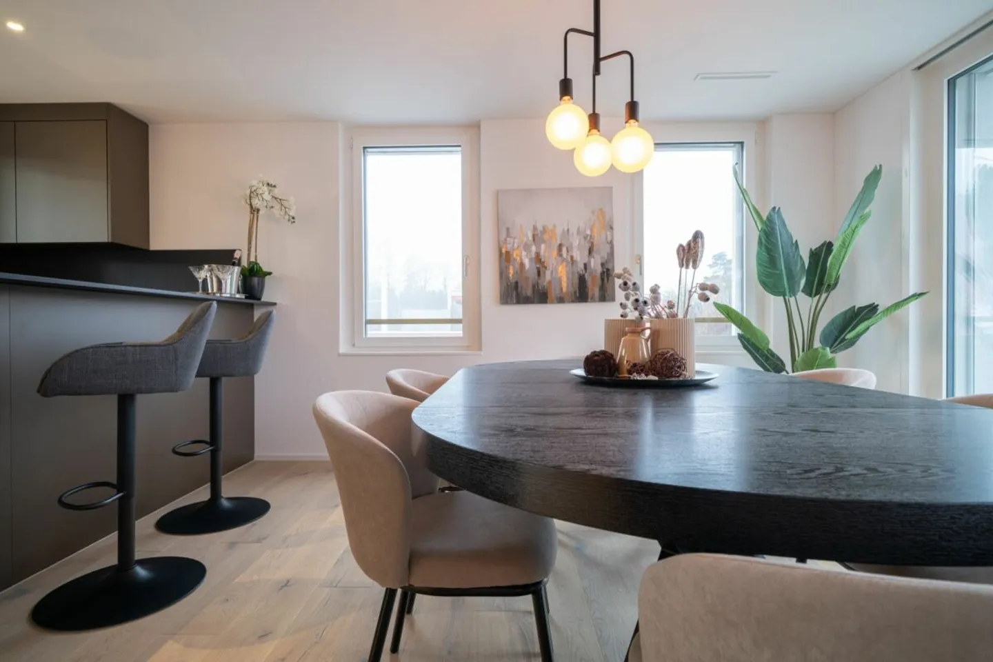 Luxuriöse Attikawohnung in Zollikerberg - Foto 4 von 9