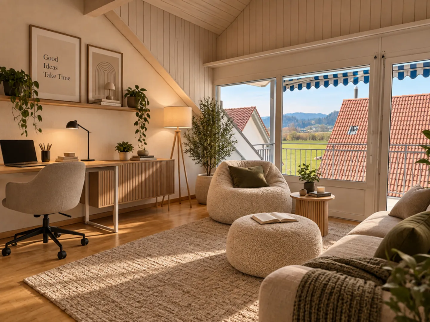 Geräumige Duplexwohnung in Wikon - Foto 7 von 13