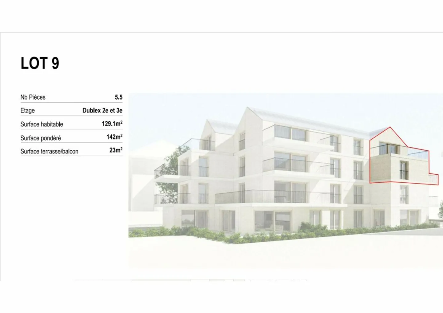 Les Carrels - Appartamento Duplex 5.5 stanze Lotto 9/J - Foto 8 di 9