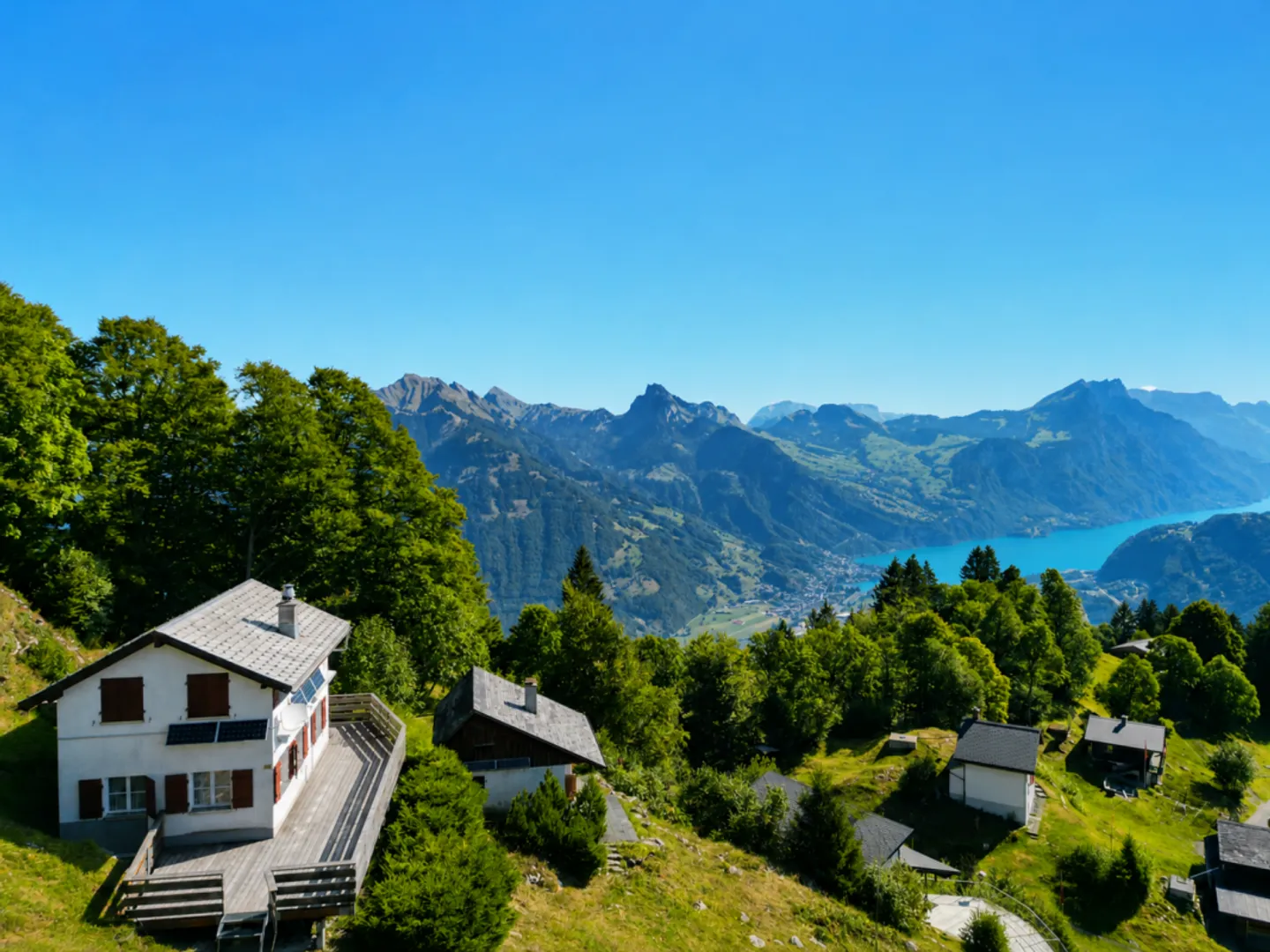 Detached holiday home with stunning views of Lake Walensee and the mountains in Näfels GL - Photo 8 of 13