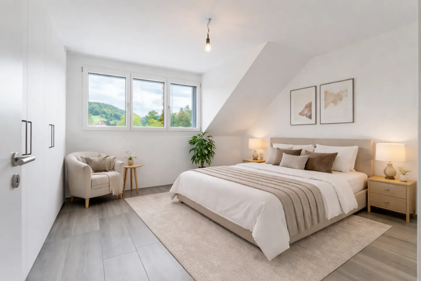 Modernes Apartment mit Gartenblick - Foto 3 von 5