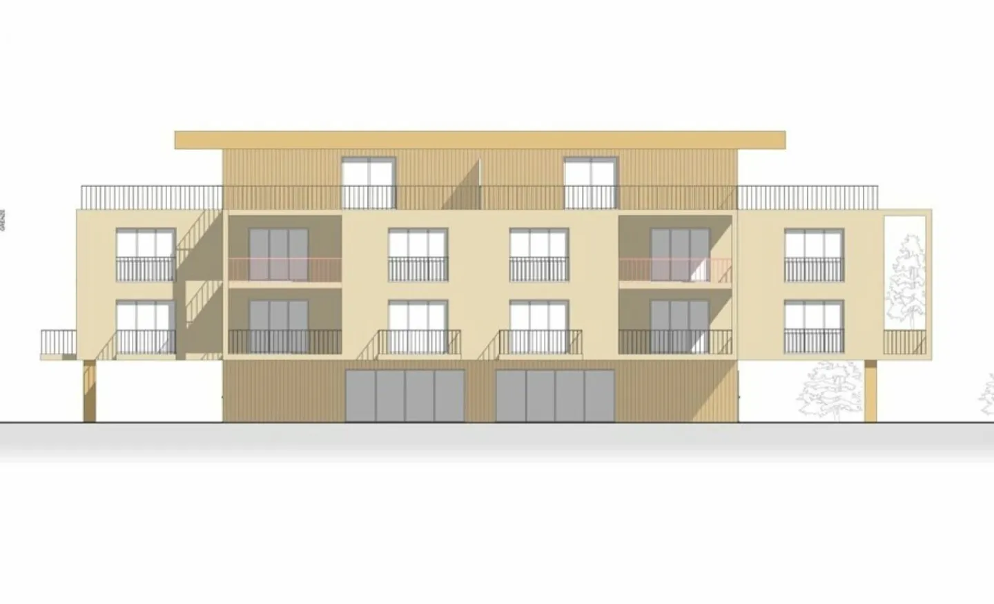 Projet de construction attrayant avec des unités résidentielles et commerciales - Photo 1 sur 4