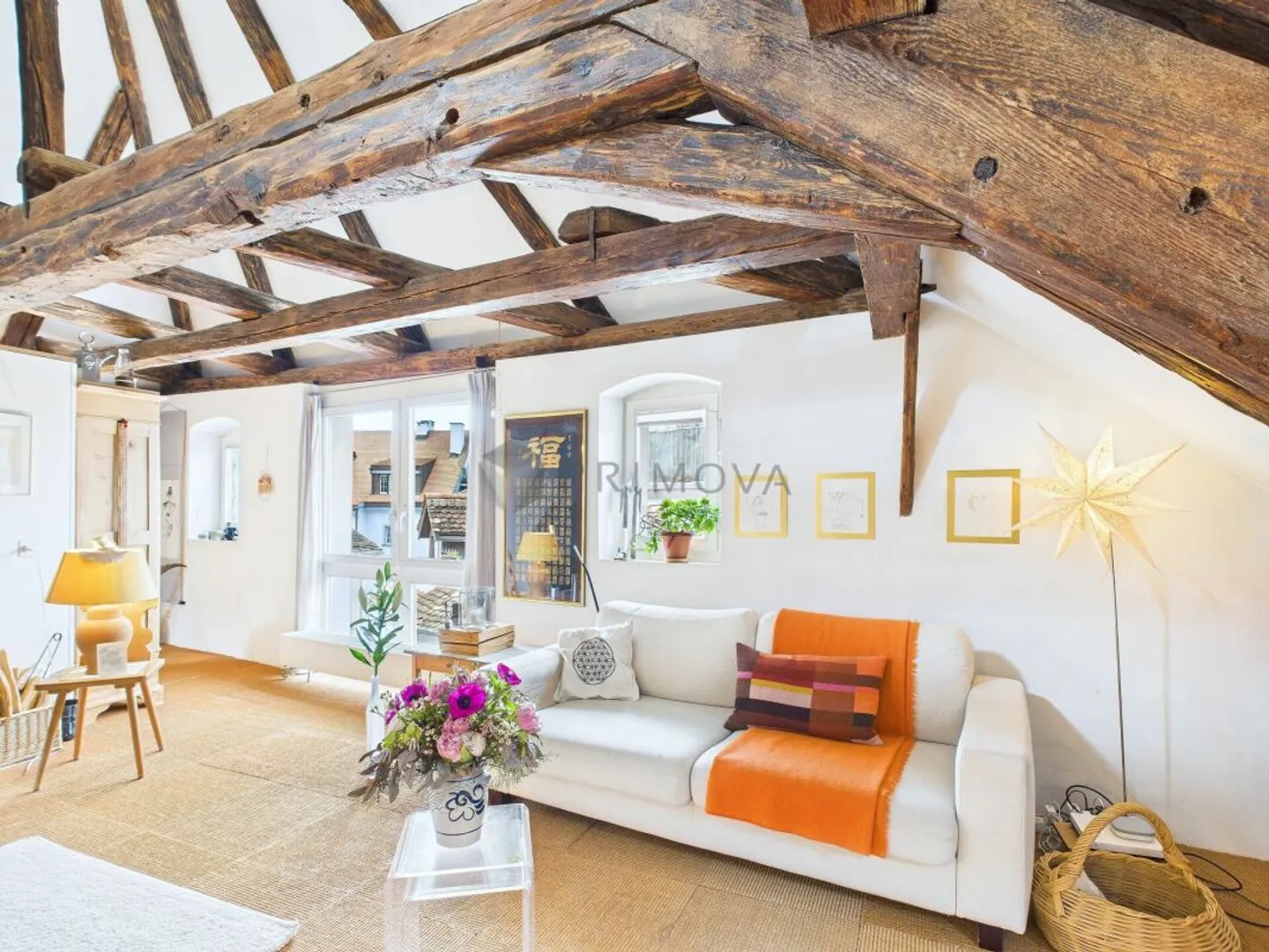 Sopra i tetti del centro storico di Coira - Foto 3 di 13