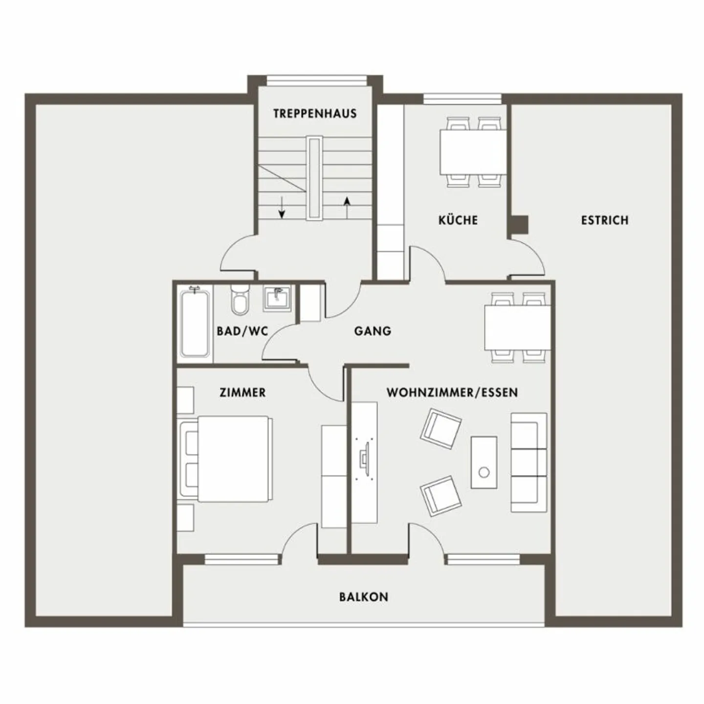 Charmante Wohnung mit Balkon - Foto 9 von 9