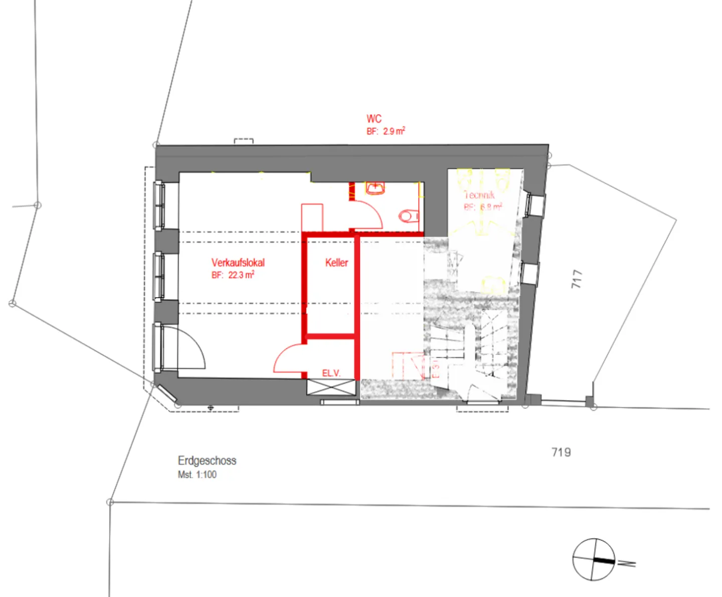 Spazio commerciale nel centro di Glarus - Foto 2 di 2