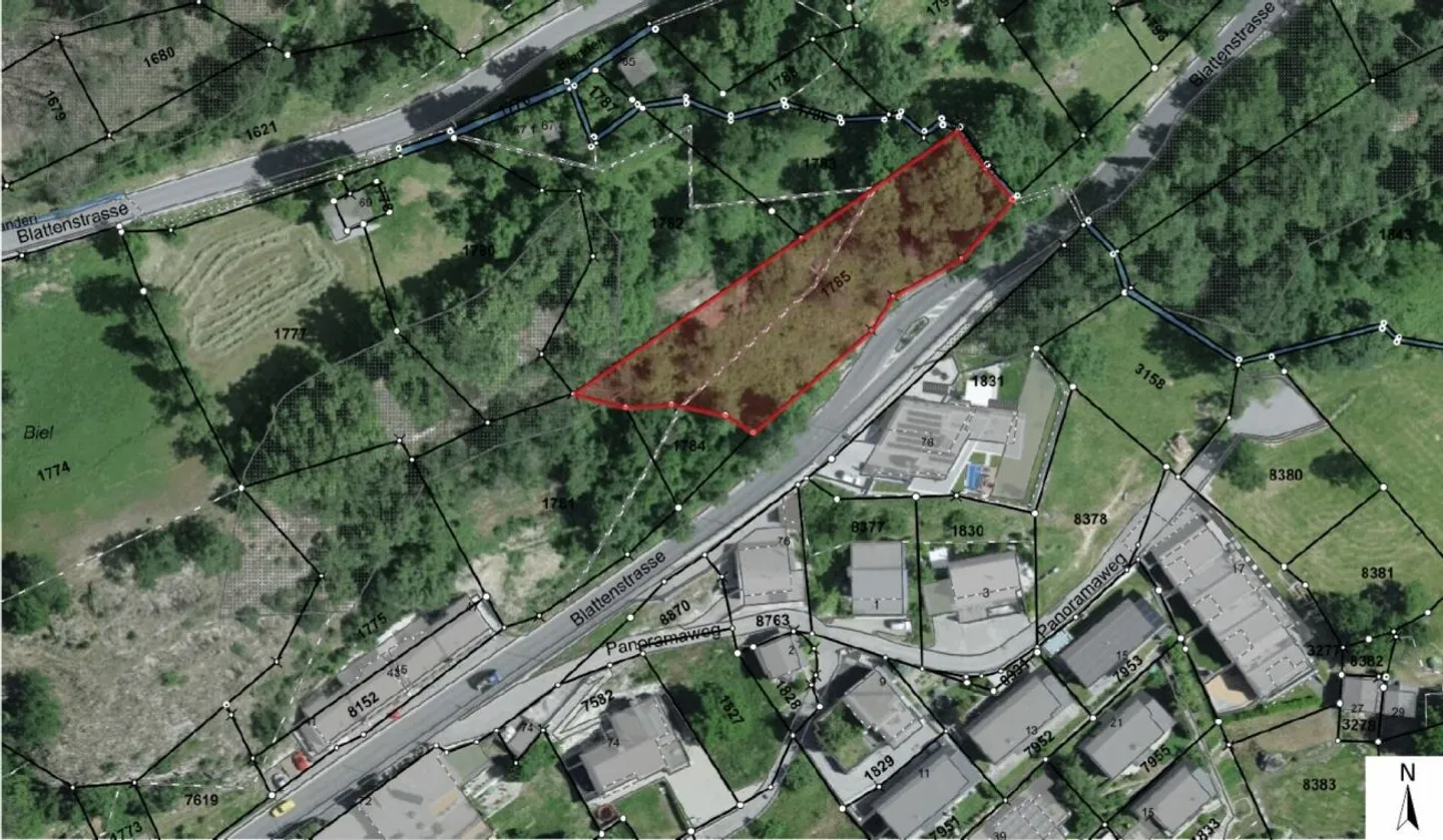 Terrain à bâtir avec vue dégagée - Photo 1 sur 9