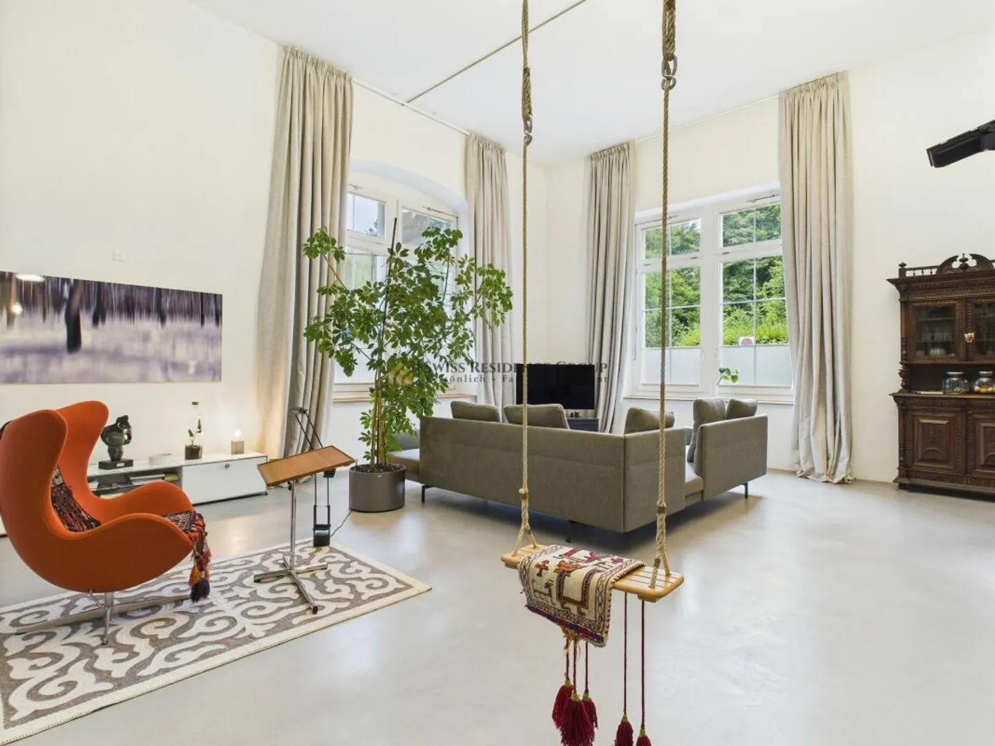 Aussergewöhnliches Designloft mit historischem Charme und privatem Garten - Foto 12 von 13