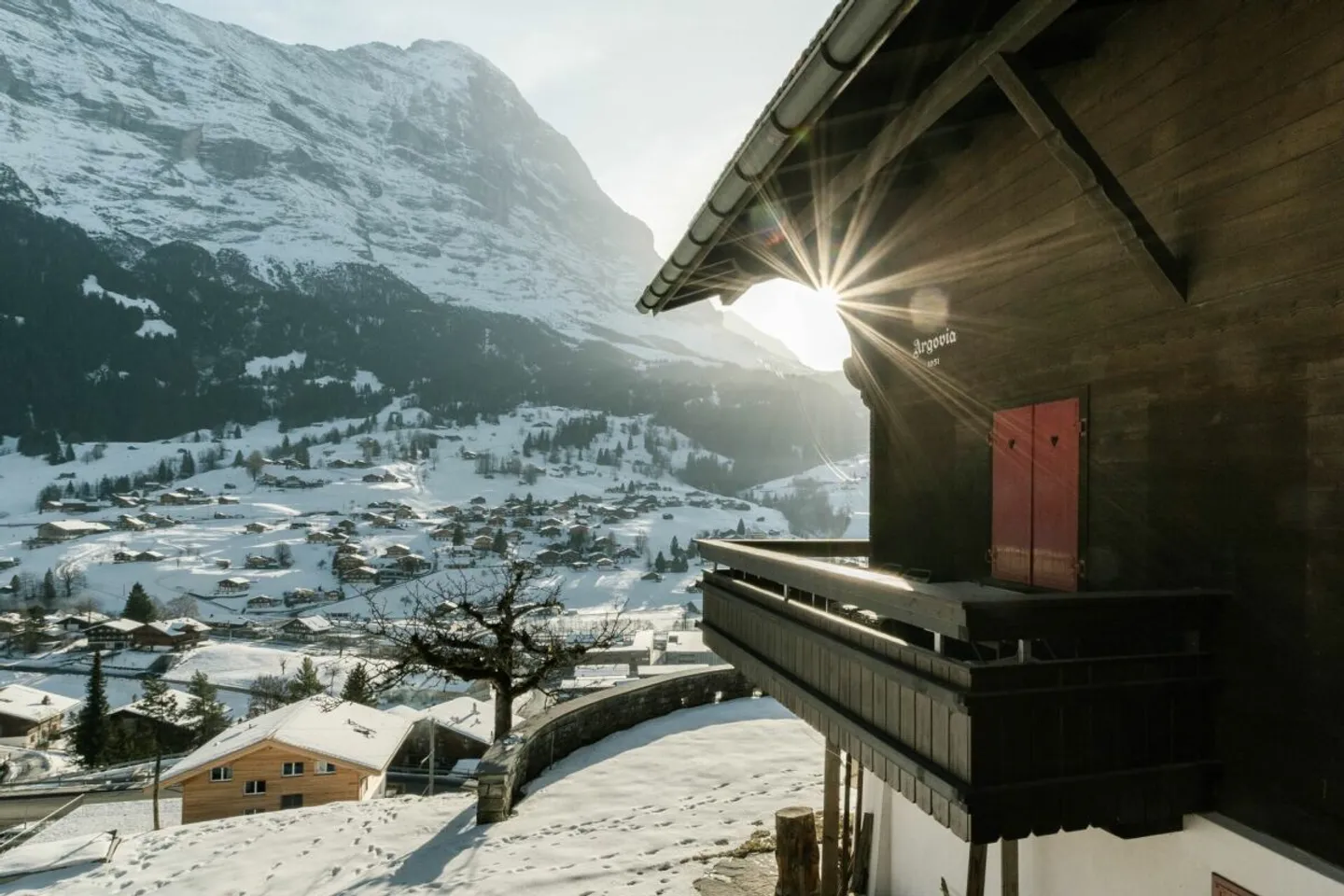 Chalet Argovia with panoramic view of the Eiger - Photo 3 of 13
