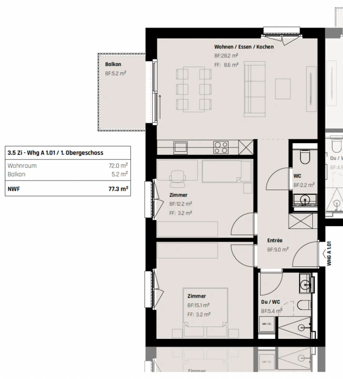 Appartamento nuovo esclusivo di 3,5 stanze - Trasferirsi &amp; sentirsi bene - Foto 11 di 11
