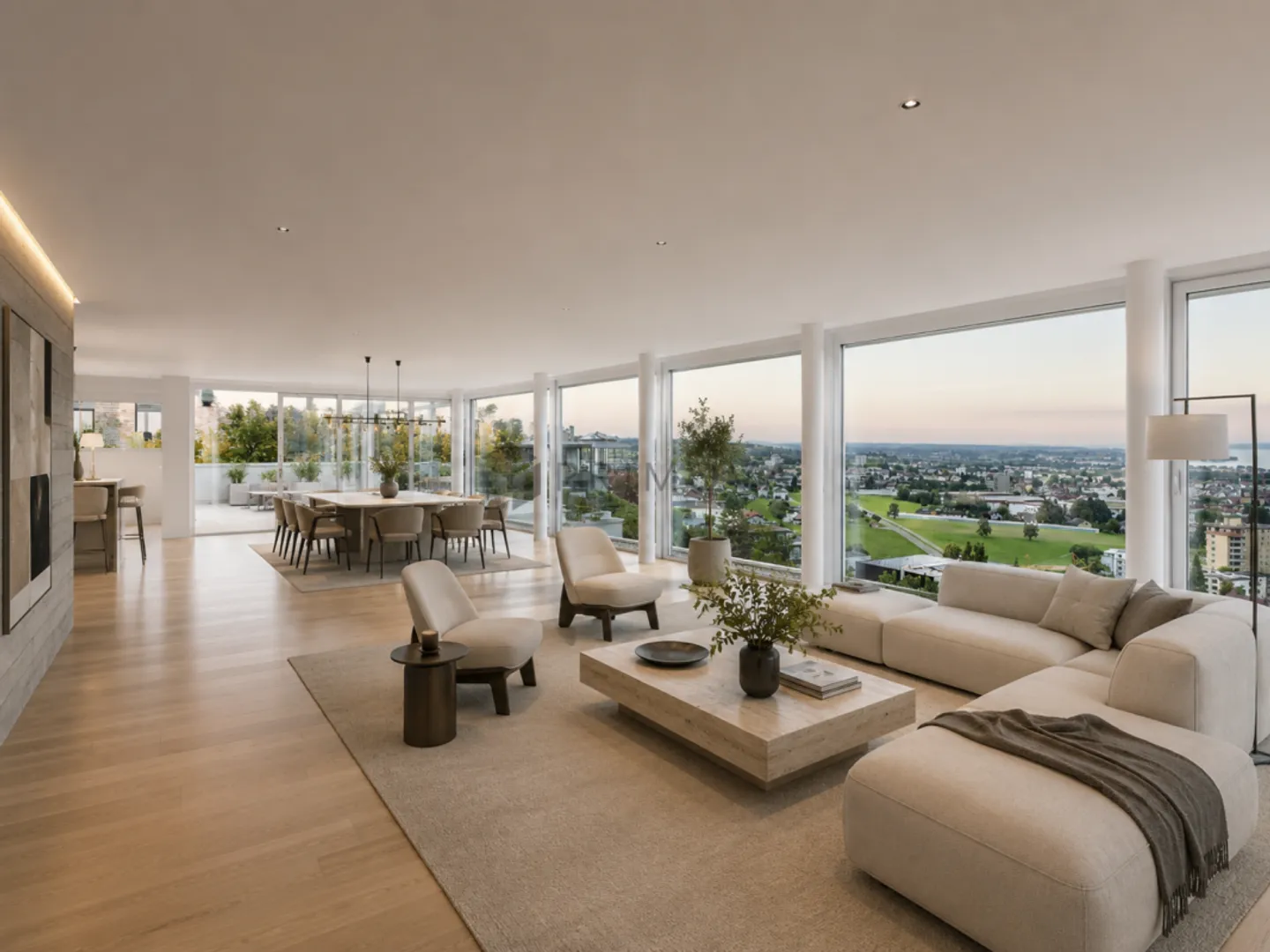 Appartement penthouse exclusif avec vue panoramique sur le lac de Constance - Photo 3 sur 13