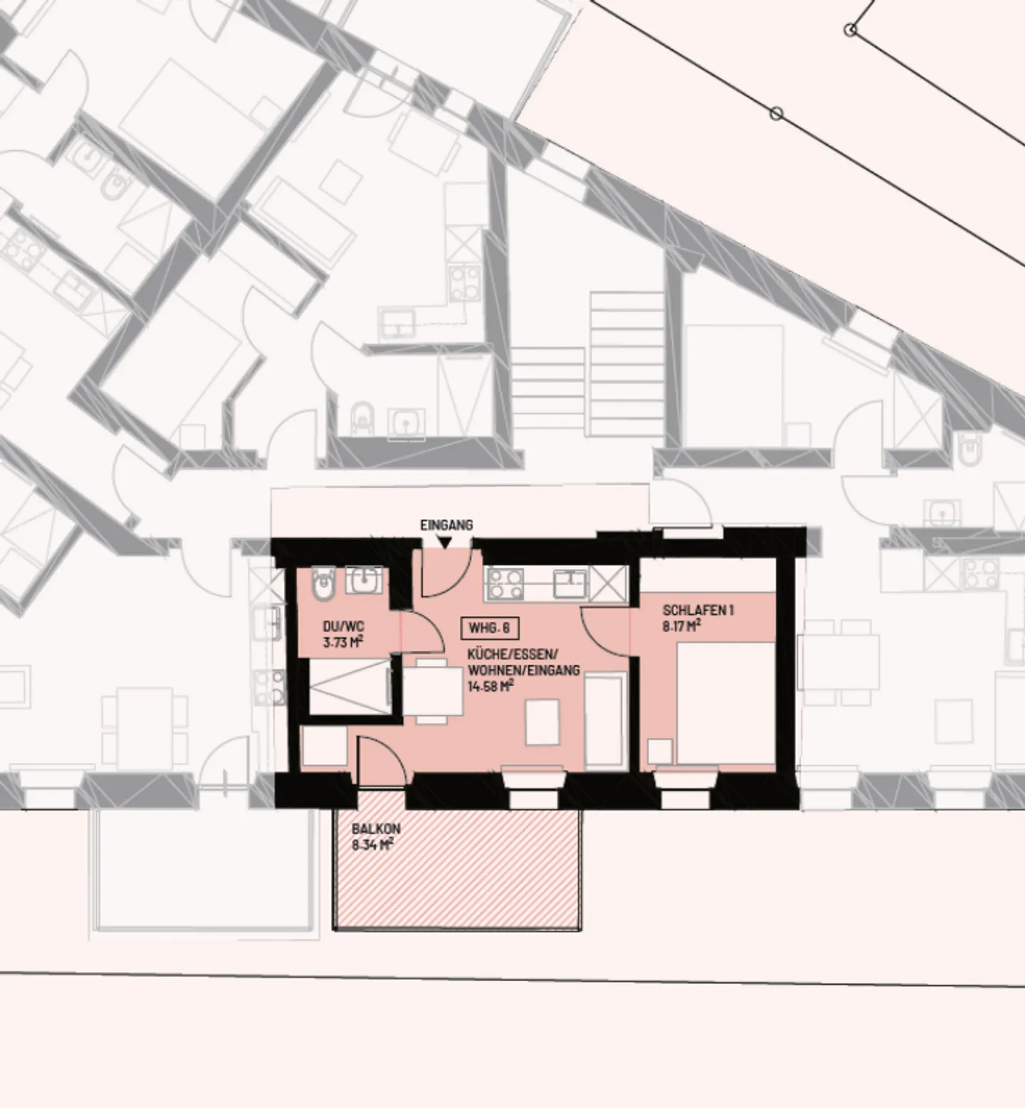 High-quality 2.5-room apartment in the center of Rebstein - Photo 5 of 5