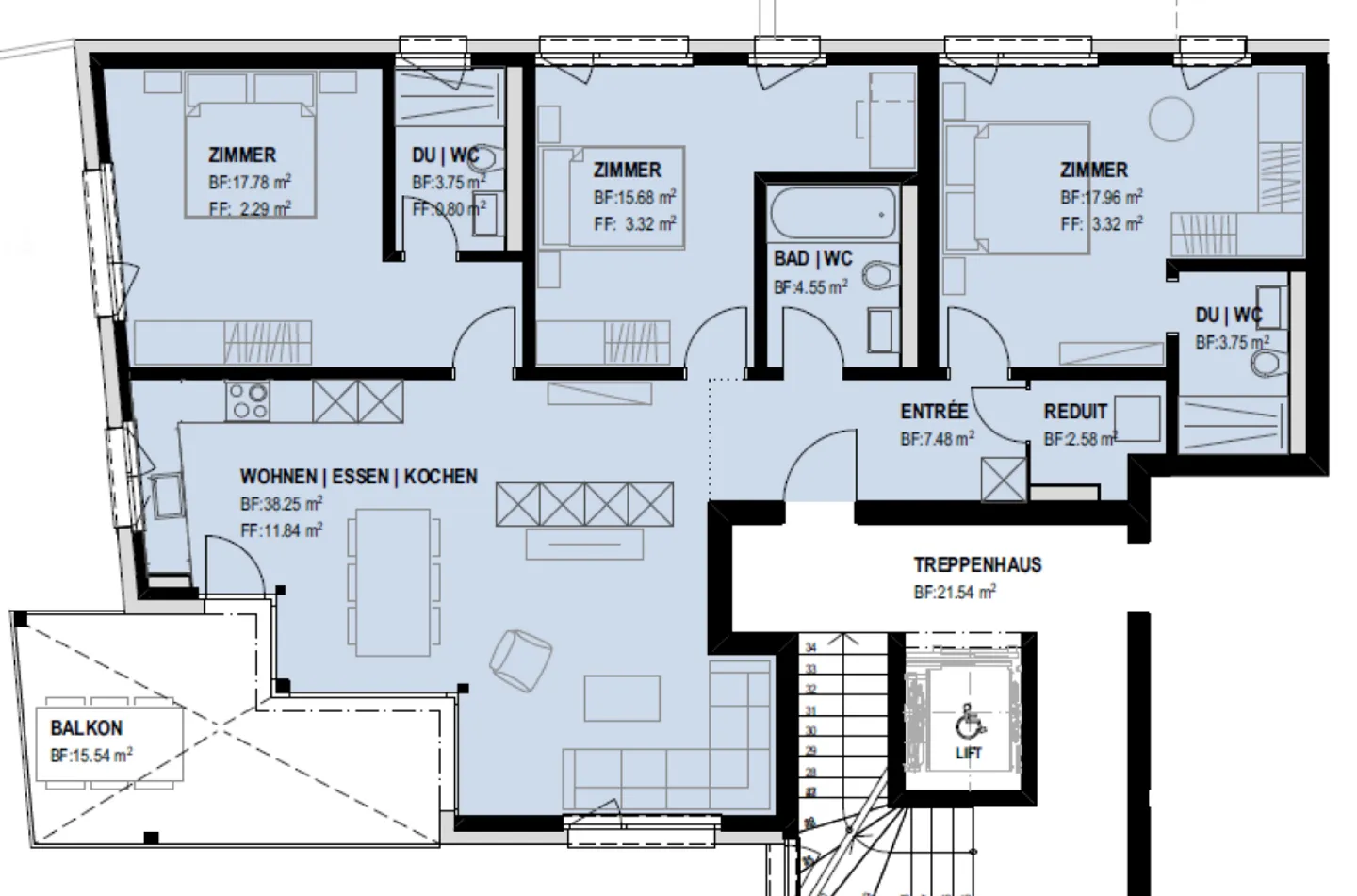 4.5 Zimmer-Erstwohnung im Herzen von Churwalden Nähe Schule - Foto 6 di 11