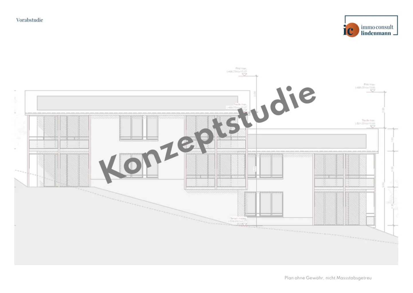 Terreno edificabile AZ 0.6 / Studio di concetto per nuova costruzione MFH disponibile - Foto 10 di 12
