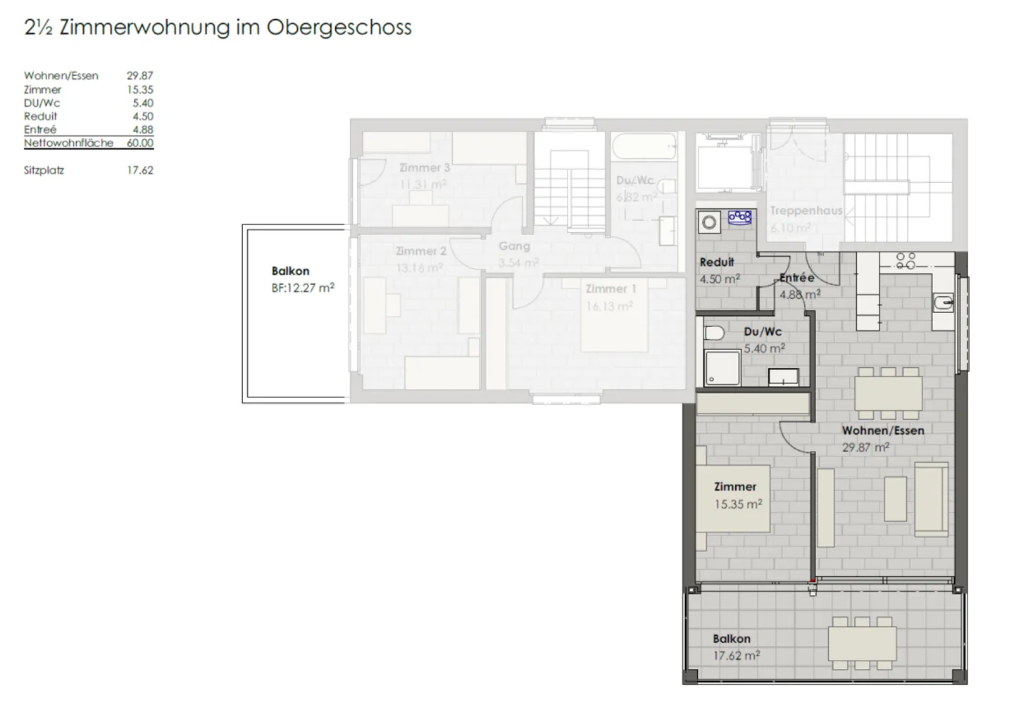 Moderne 2.5-Zimmerwohnung - Photo 9 of 9