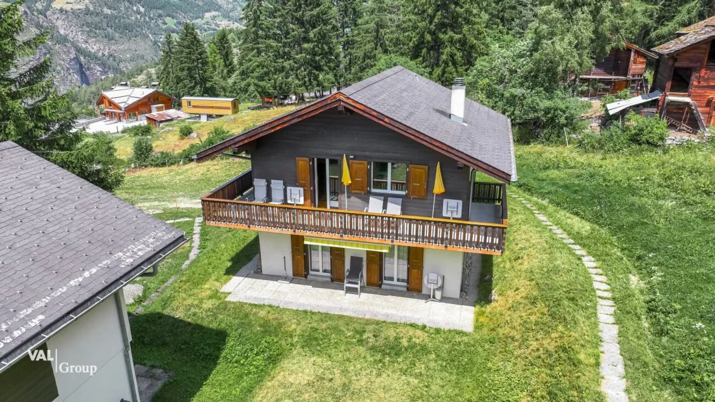 Alpine lifestyle at 1,560 m above sea level - retreat with a view near Grächen - Photo 12 of 13