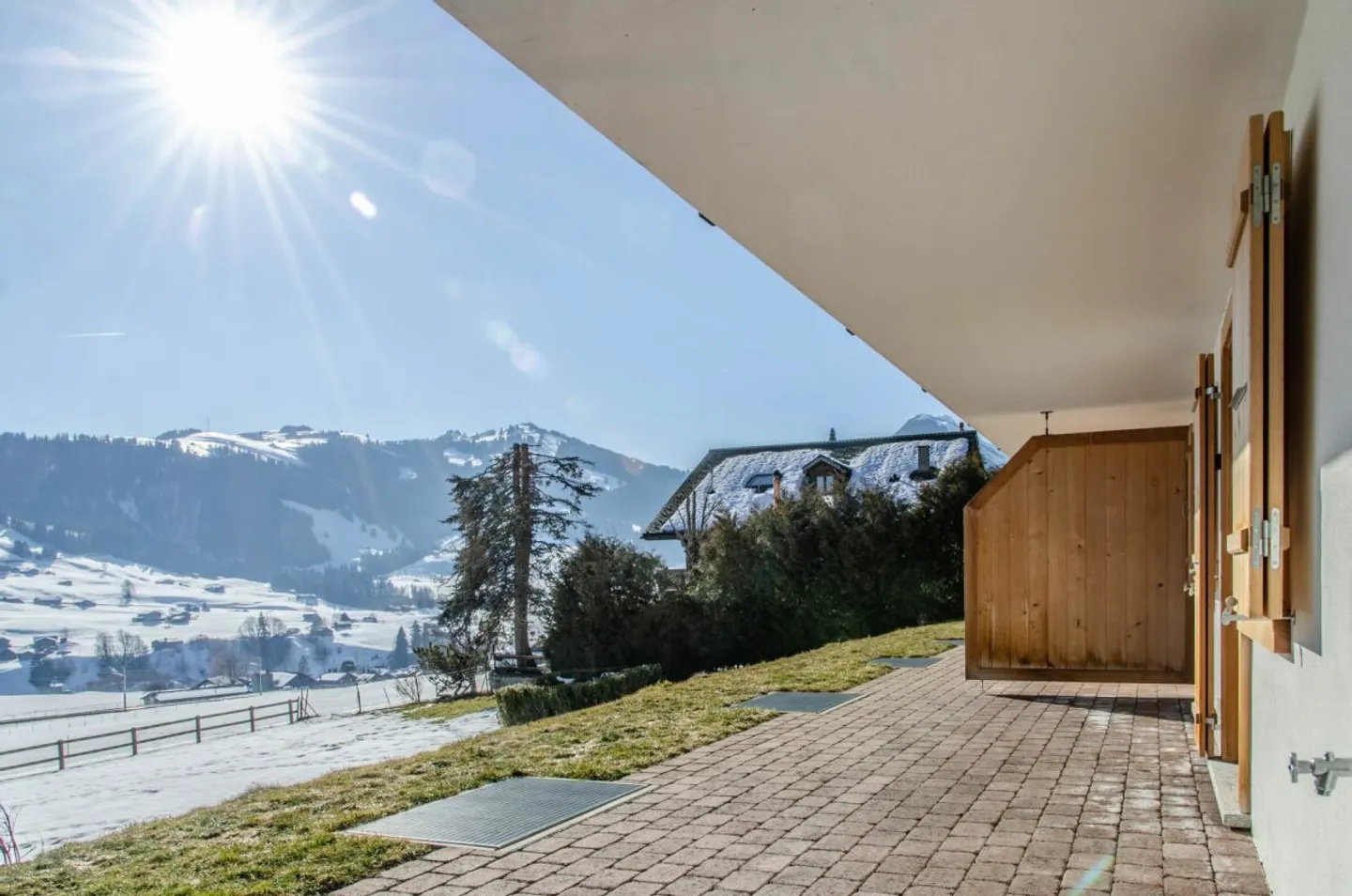 Helles 4,5-Zimmer-Apartment in Château-d'Oex - Foto 12 von 13