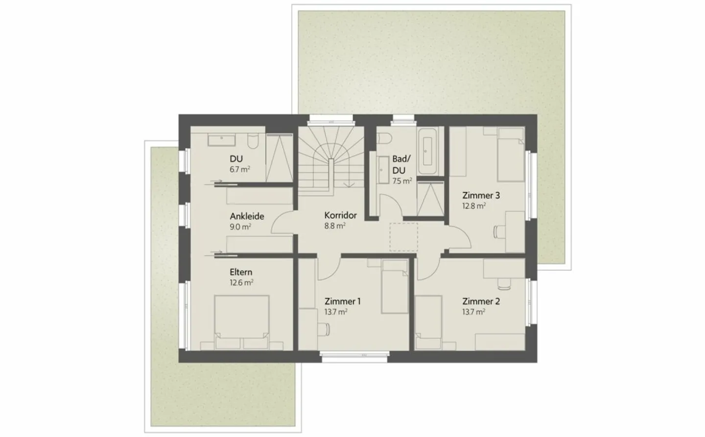 382 m² | 7.5-Zi.-Einfamilienhaus | Am Wellenberg | Erstbezug - Foto 10 di 13