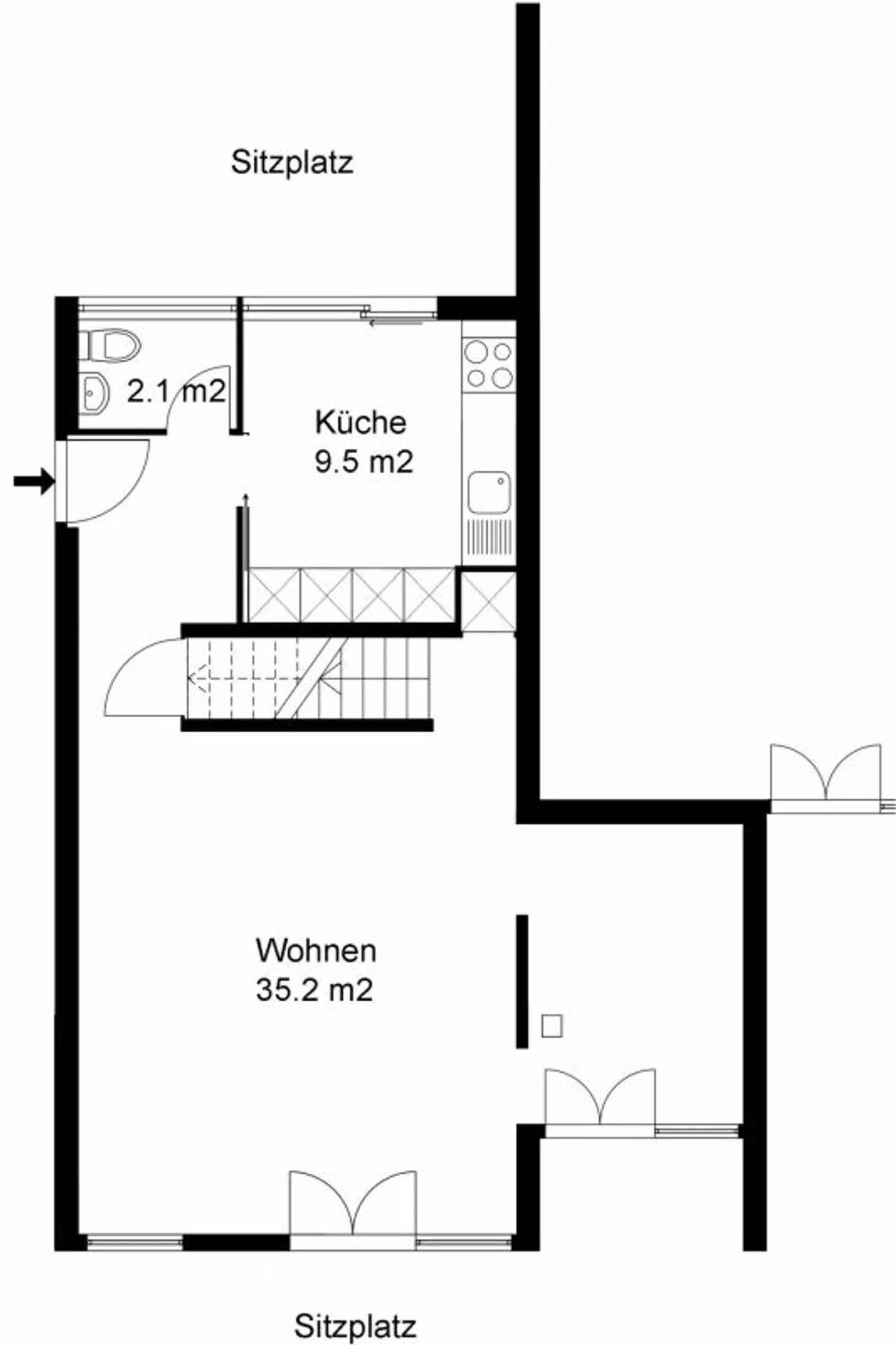 Detached single-family house with panoramic views and great potential - Photo 8 of 11