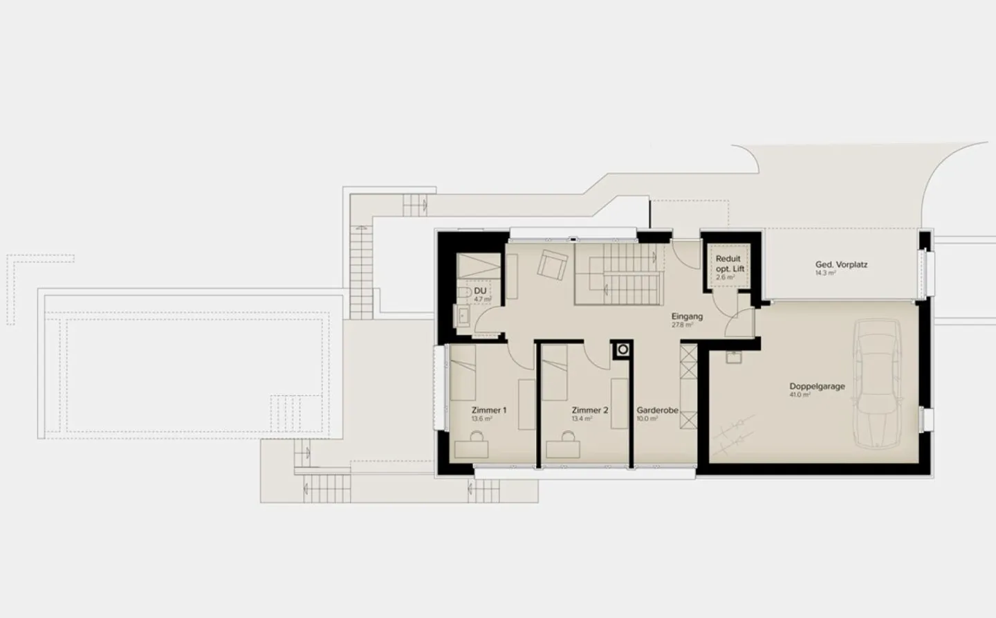 323 m² | Luxuriöses 6.5-Zimmer-Einfamilienhaus mit Pool - Foto 12 di 13
