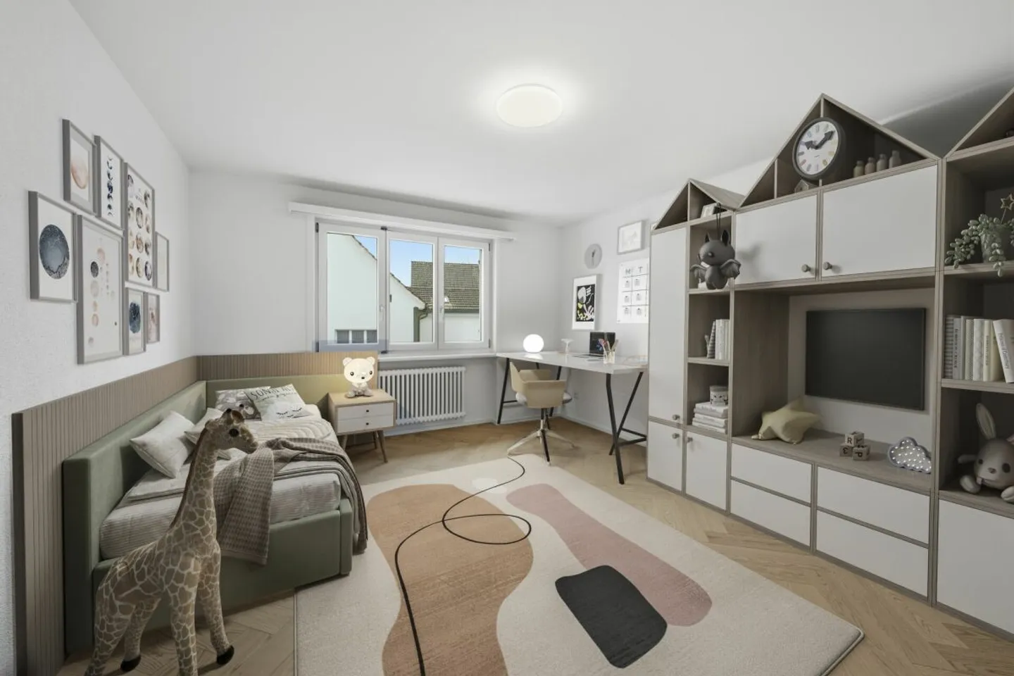 Stilvolles Wohnen mit Garten -  komplett renoviertes  Doppeleinfamilienhaus in Bürglen - Photo 7 sur 13