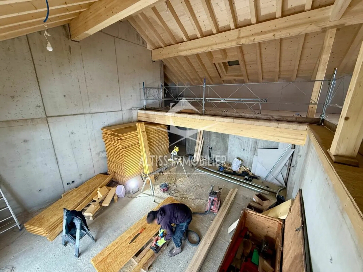 Bau eines großen 5,5-Zimmer-Apartments - Foto 3 von 11