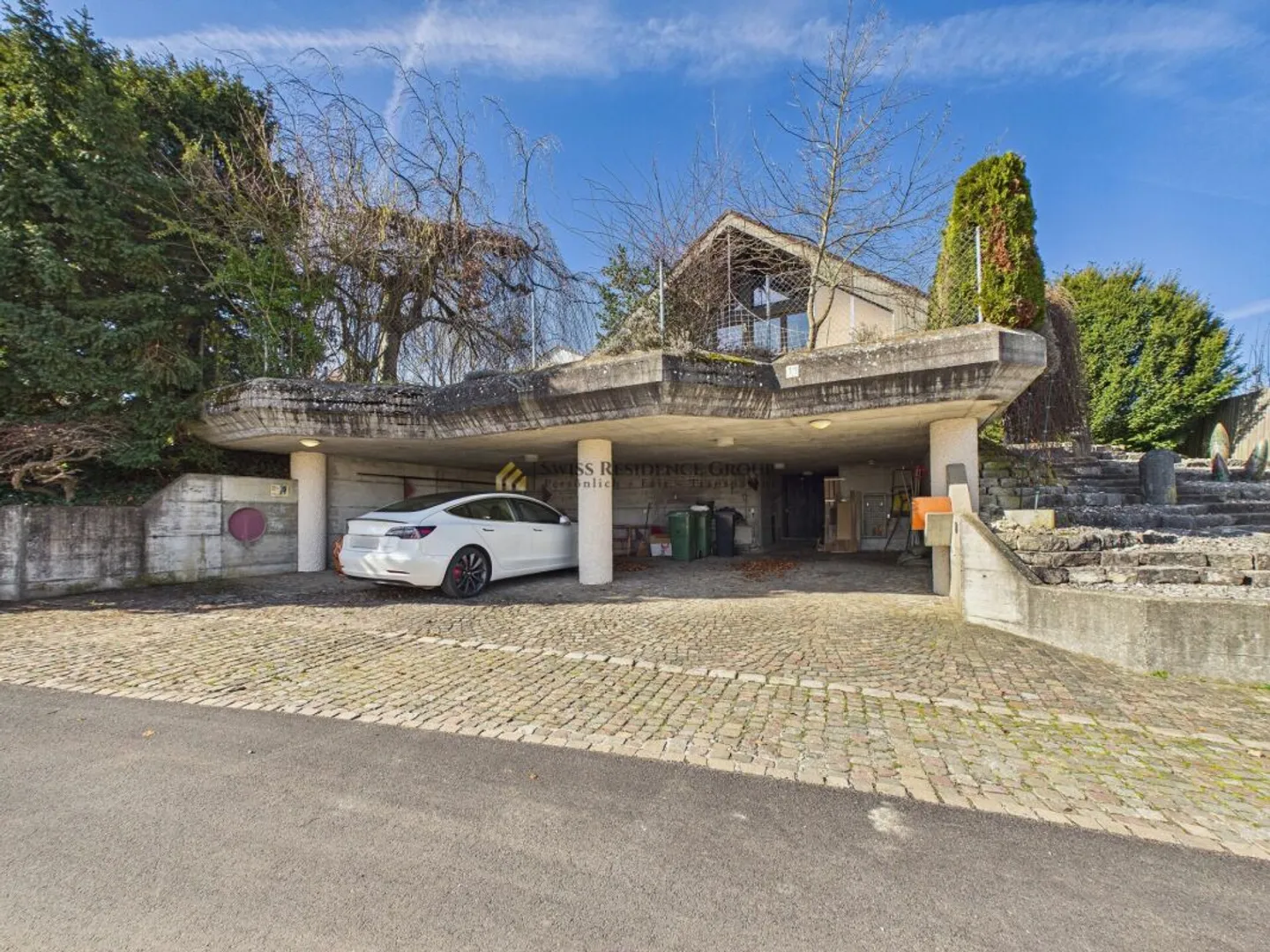 Exklusives Architektenhaus mit Panorama und Cheminée - Foto 1 von 13