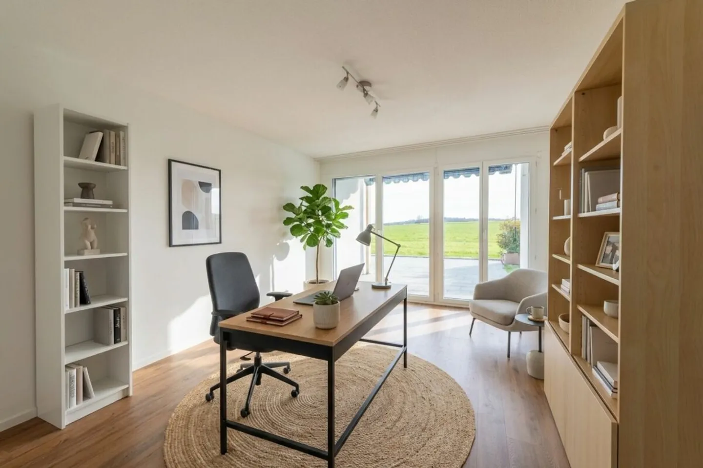 Appartement lumineux de 5,5 pièces avec terrasse et paradis vert privé - Photo 10 sur 13