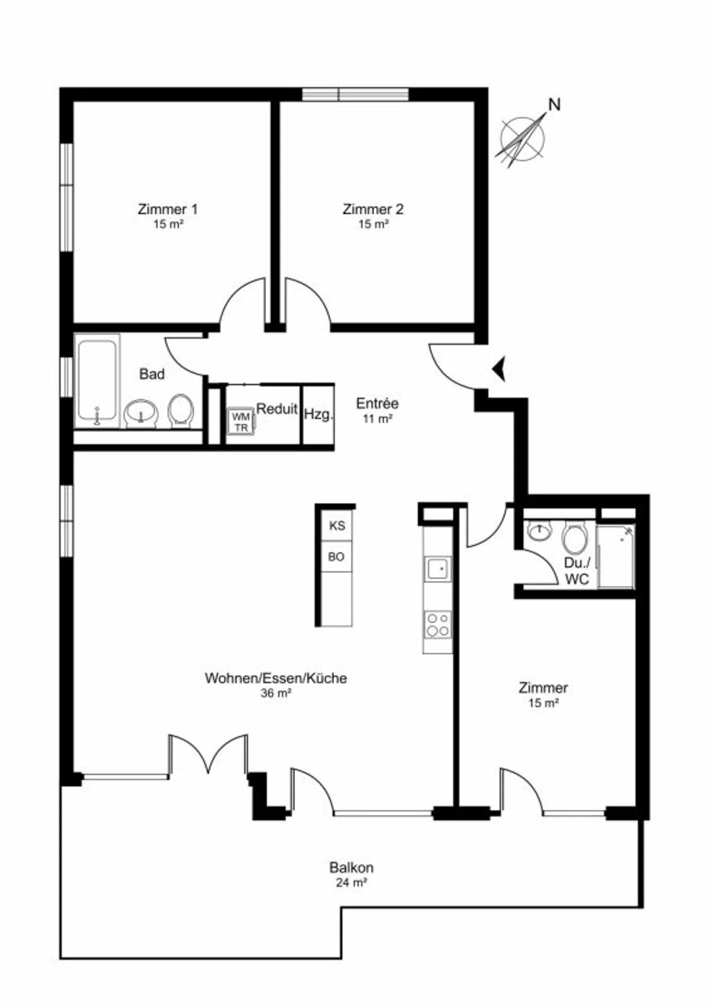 Appartamento affascinante e moderno con 4.5 stanze - Centrale a Bülach - Foto 8 di 8