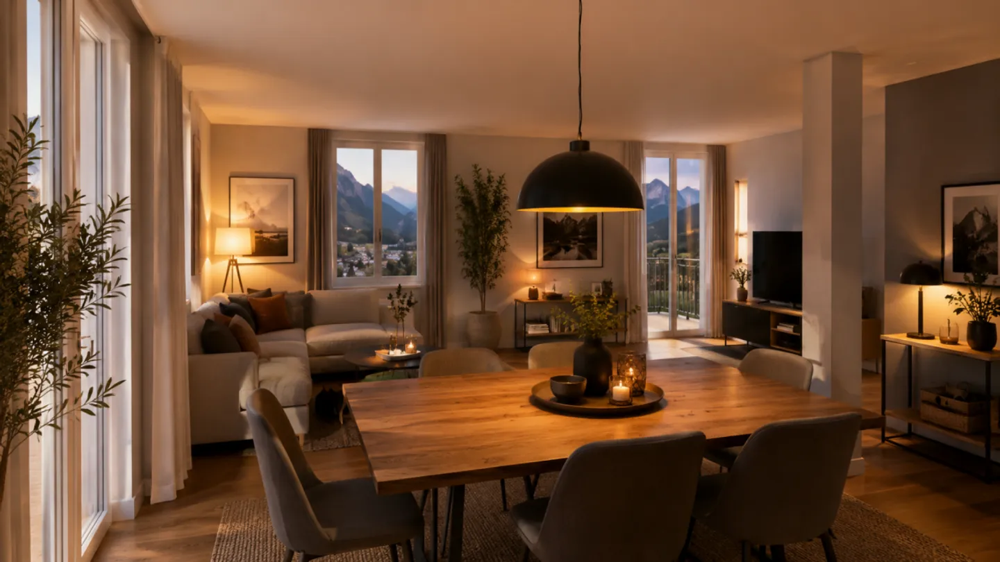Appartamento per vacanze 4.5 stanze n. 17 nel nuovo edificio multifamiliare Schönbühl 360° a Wilderswil - Foto 10 di 13