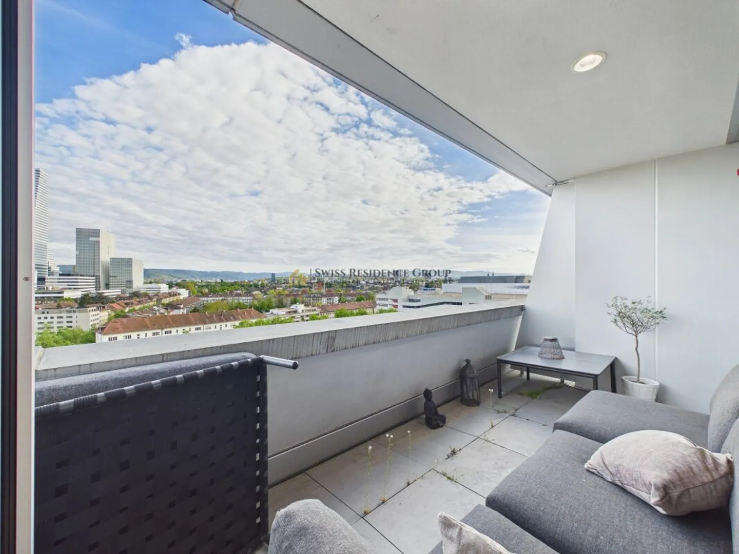 Skyline-Wohnung | 9. Etage mit Blick über ganz Basel - Photo 10 sur 13