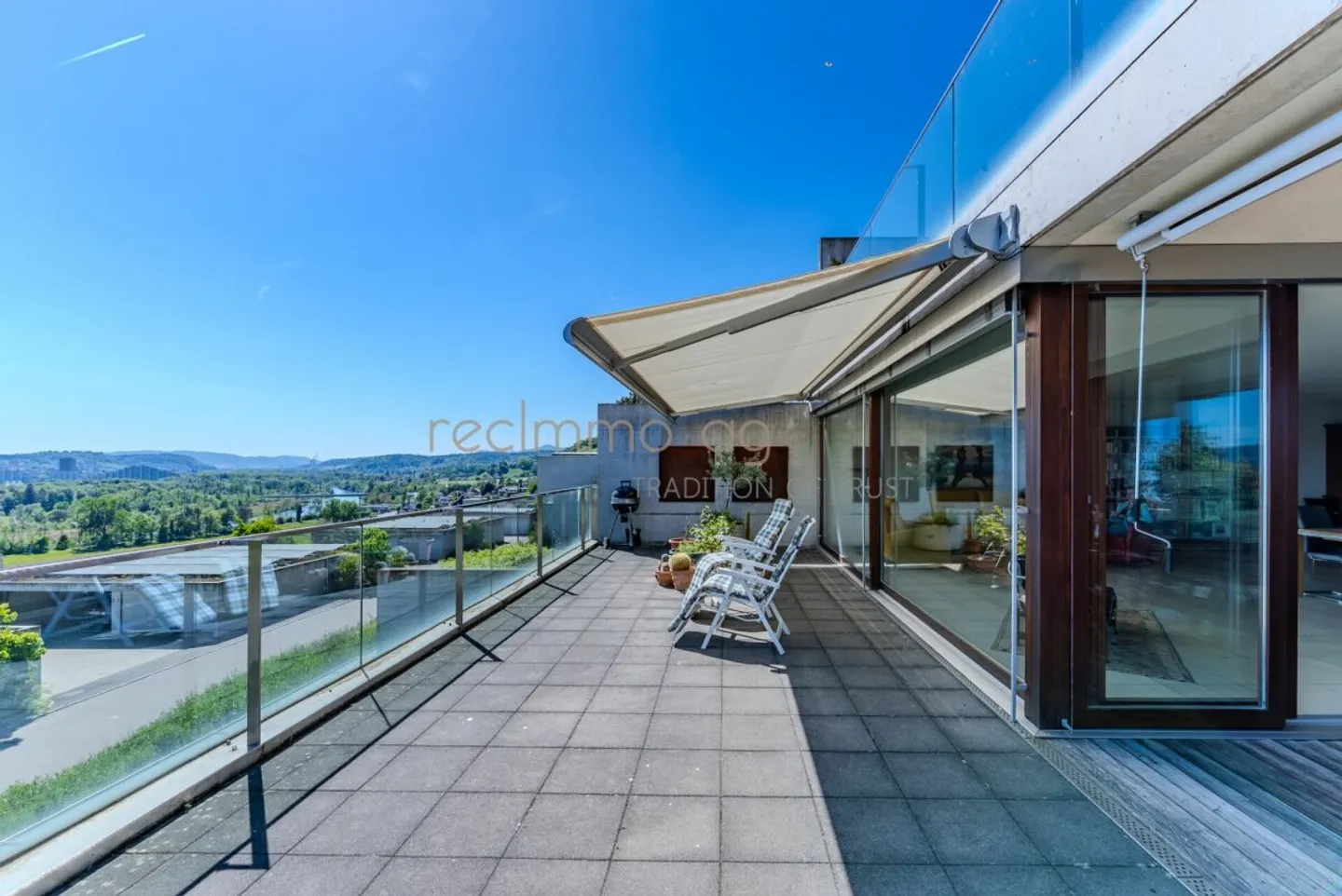 Exklusive Terrassenwohnung mit Aussicht - Foto 5 von 12