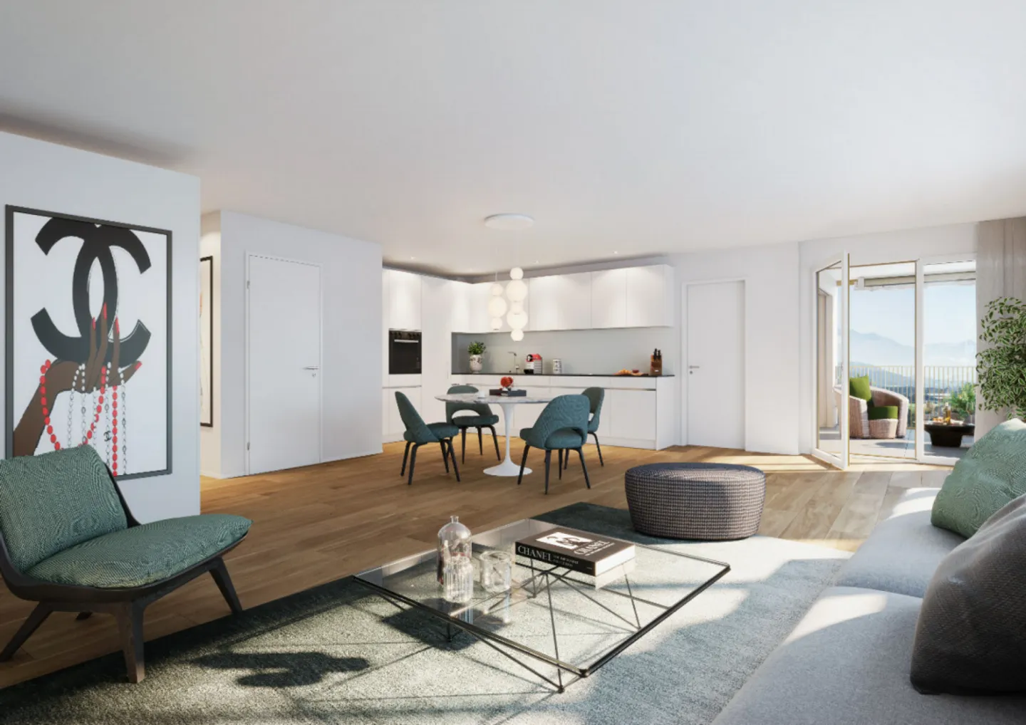 Maison de rêve au-dessus des toits de Root - 2,5 pièces dans un emplacement privilégié - Photo 2 sur 9