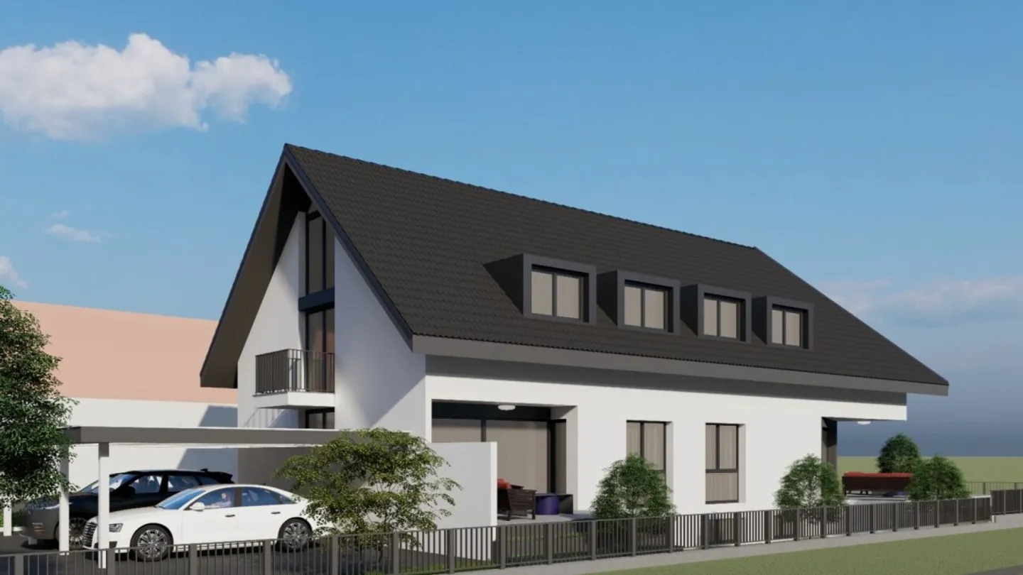 Modernes 6.5 Zimmer Neubau Doppeleinfamilienhaus in familienfreundlicher Lage - Photo 4 of 6