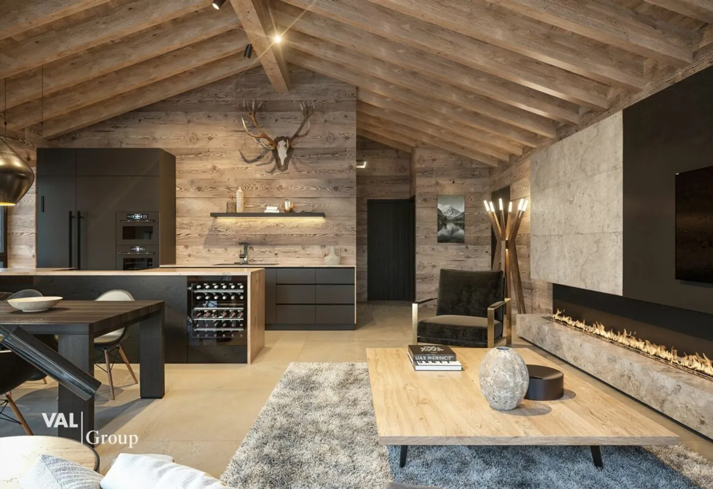 Luxus-Penthouse in Saas-Fee - Foto 9 von 13