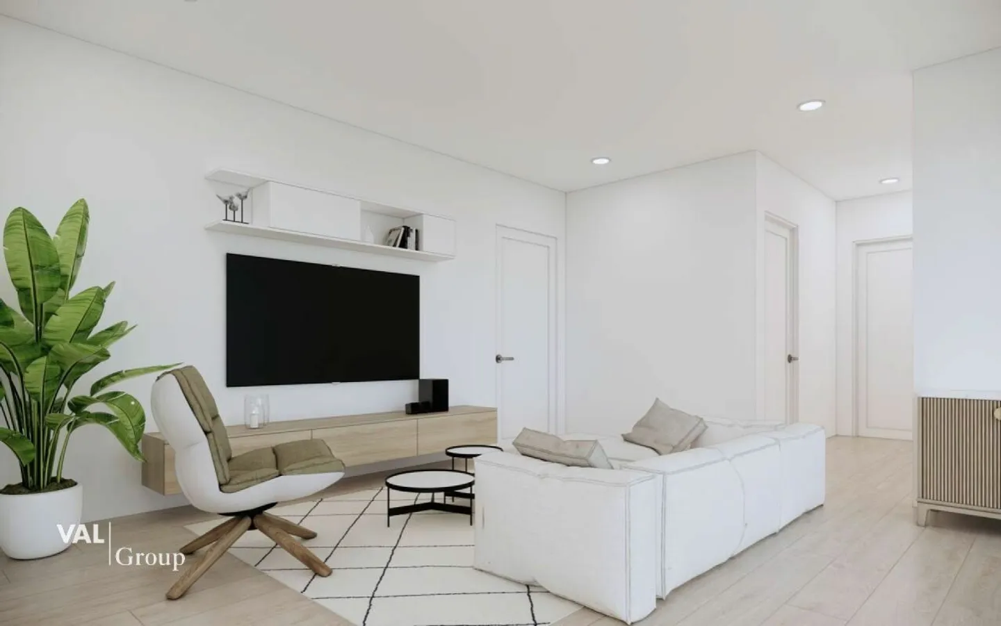 Spacious 3.5-room apartment with balcony - A peaceful setting with a beautiful view - Photo 3 of 7