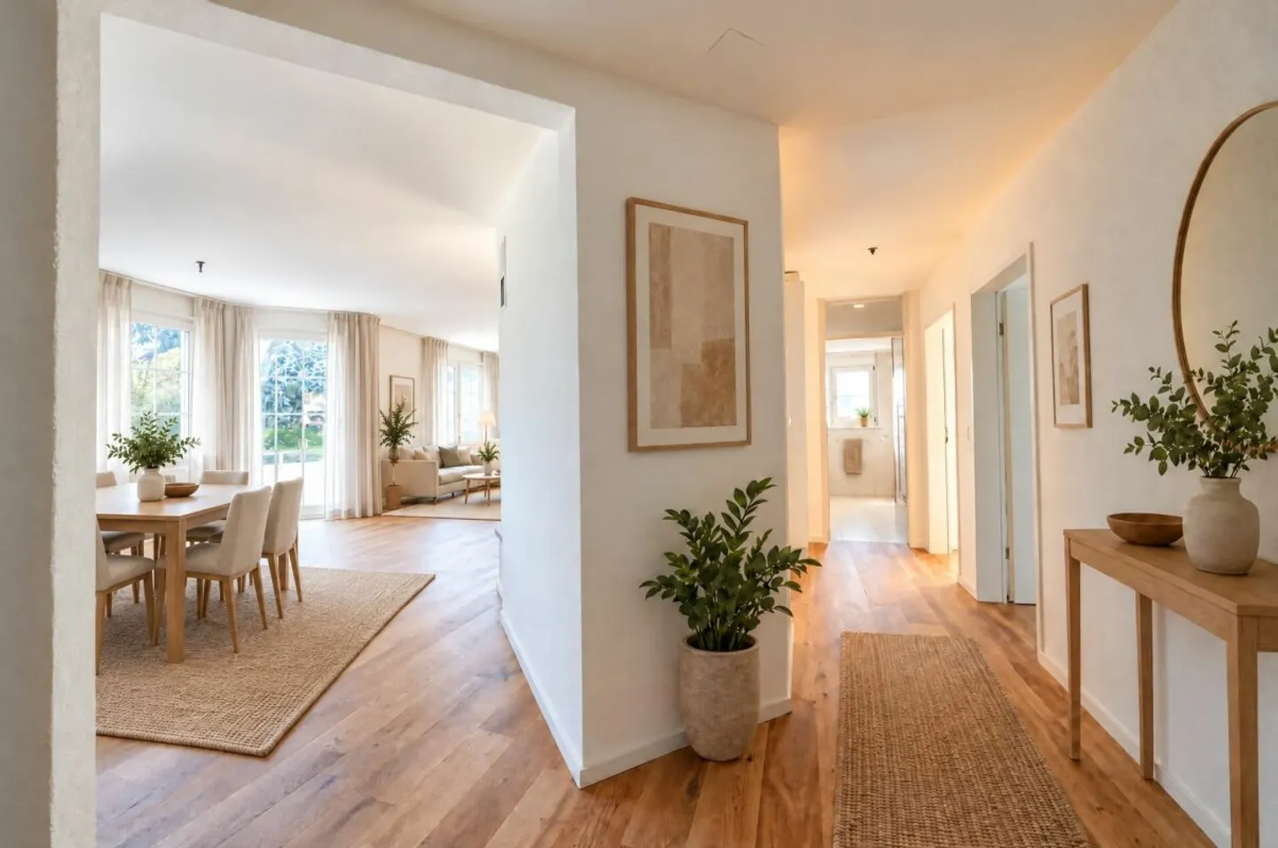 Frisch sanierte 4.5-Zimmer-Wohnung in Mörschwil mit Cheminée, Balkon und zwei Tiefgaragenplätzen - Foto 6 di 11