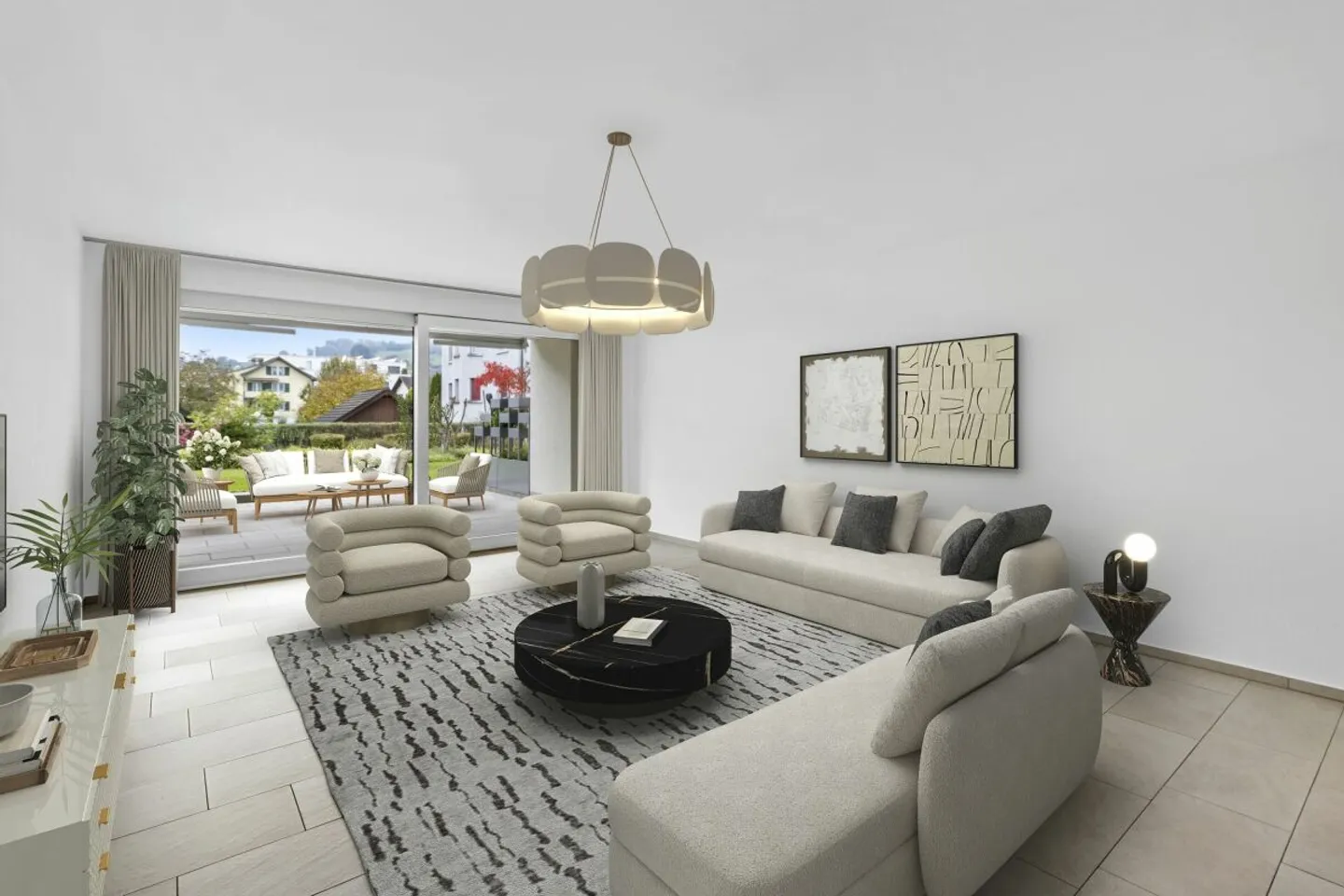 Moderne Gartenwohnung in Tuggen - Foto 2 von 10