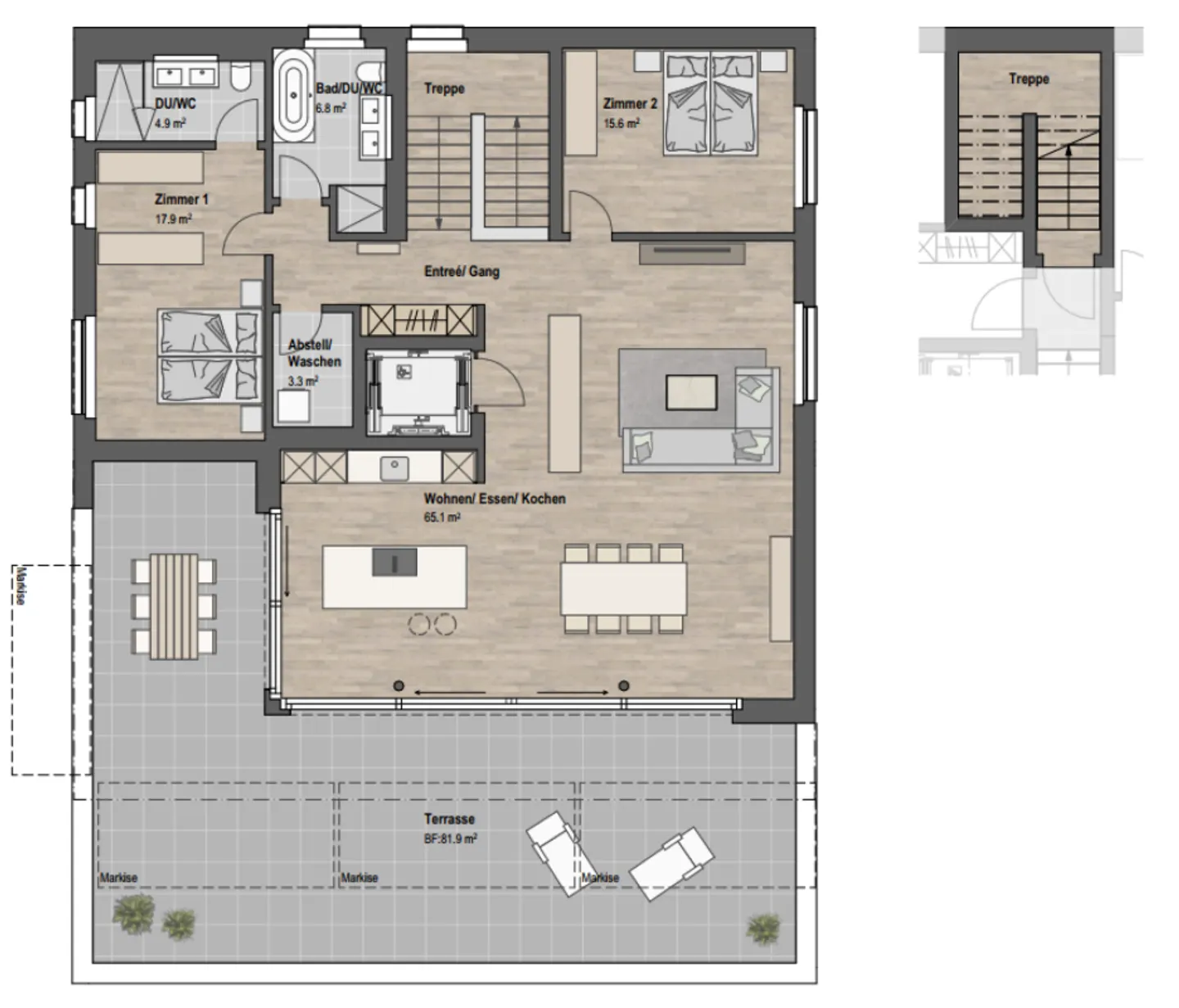 Appartement Attique Exclusif à Sargans - Photo 4 sur 10