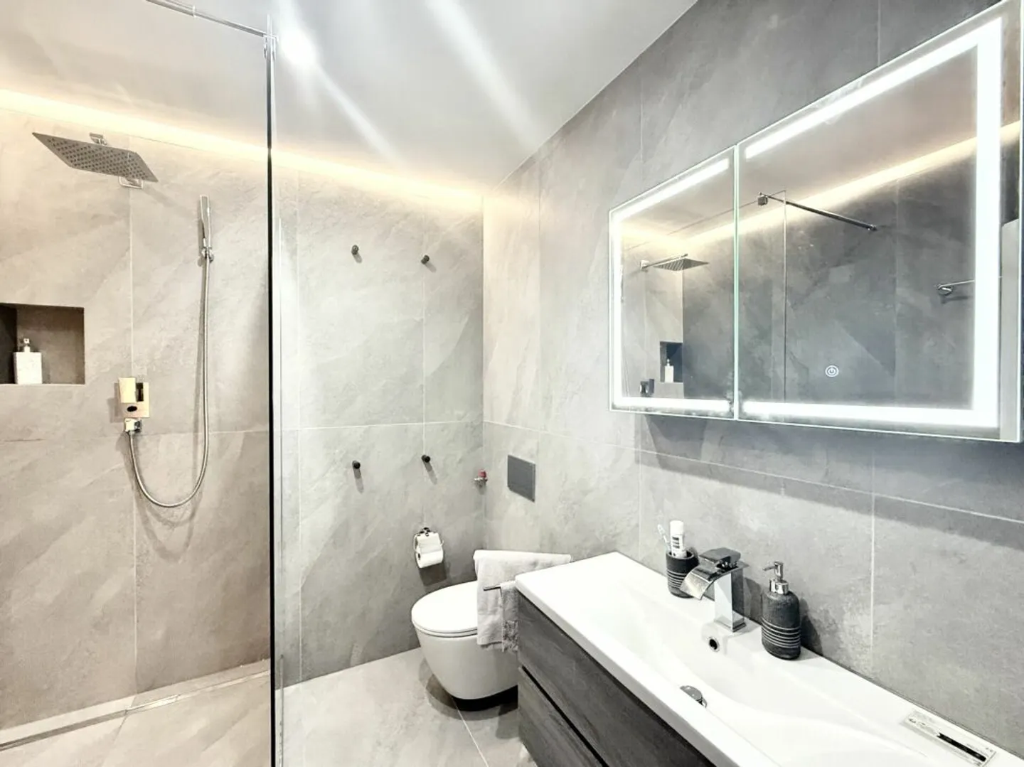 Completely renovated and high-quality modernized 1.5-room apartment with a magnificent view - Photo 9 of 13