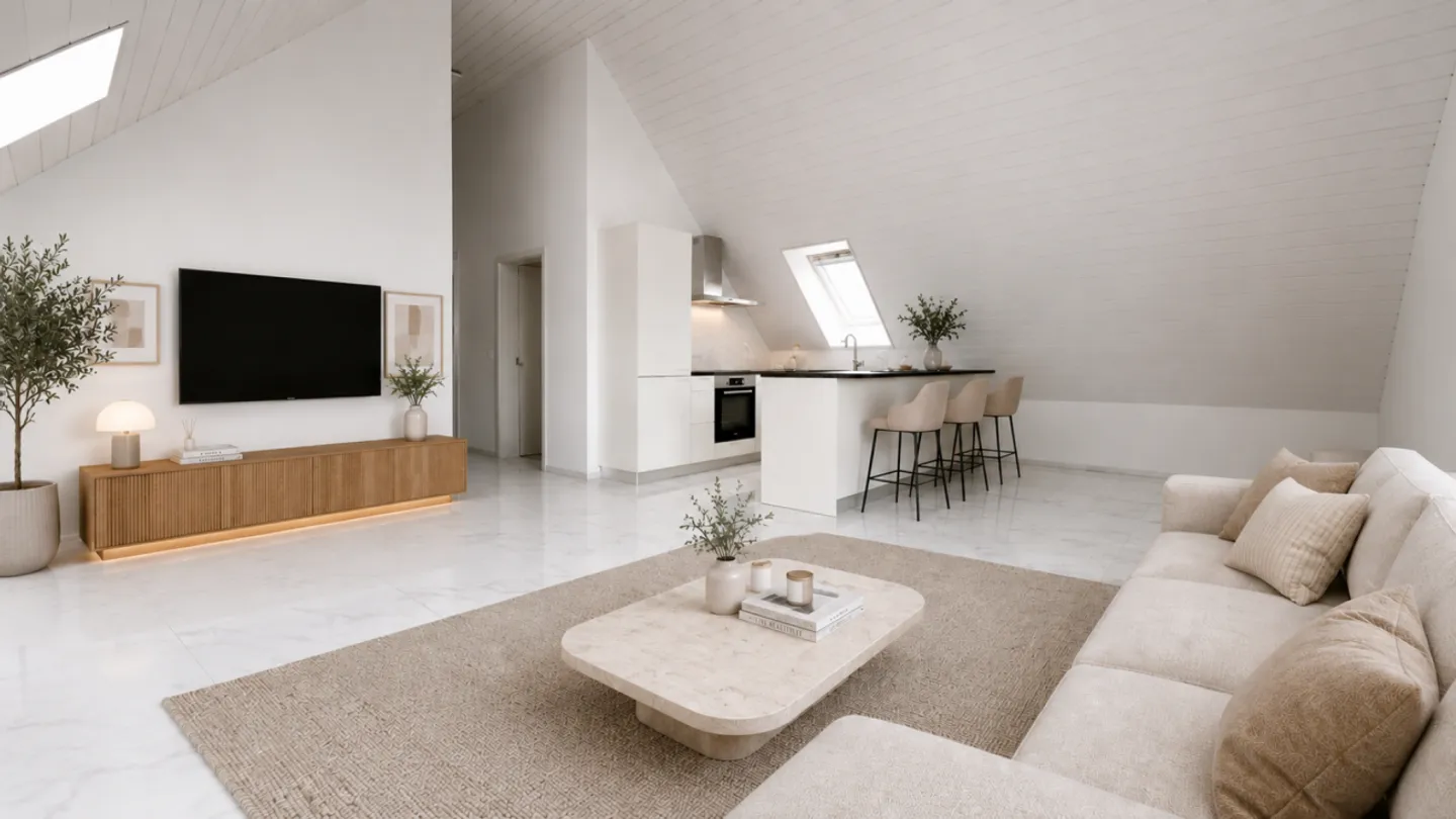 Appartamento attico moderno e luminoso con aria condizionata e impianto solare - Foto 1 di 11