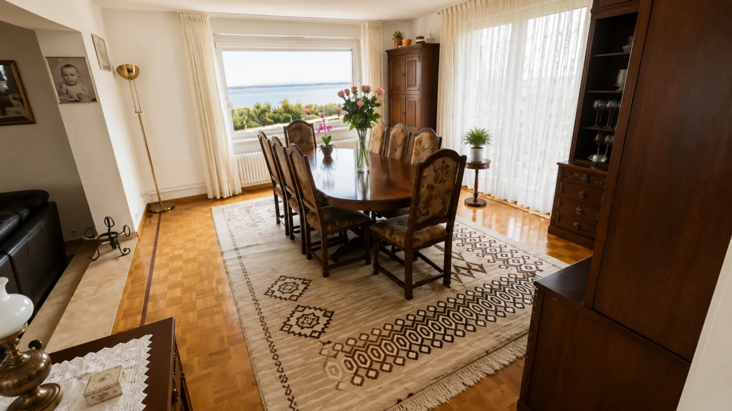 Wunderschöne individuelle Villa mit Panoramablick, 200 m vom See entfernt - Foto 13 von 13