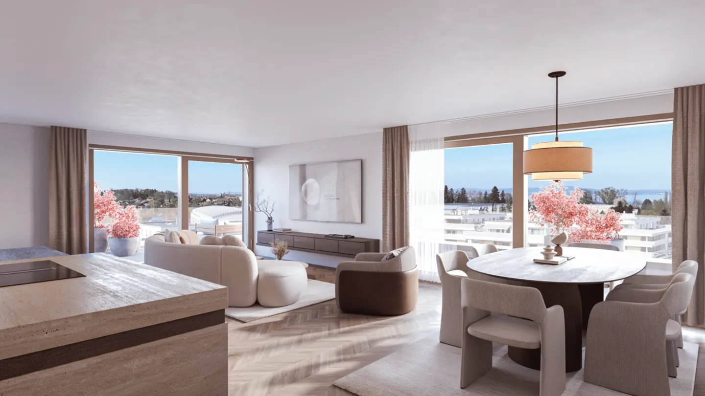 Nuova costruzione: Appartamento moderno di 4,5 stanze con balcone/terrazza - posizione tranquilla vicino al Lago di Costanza - Foto 4 di 12