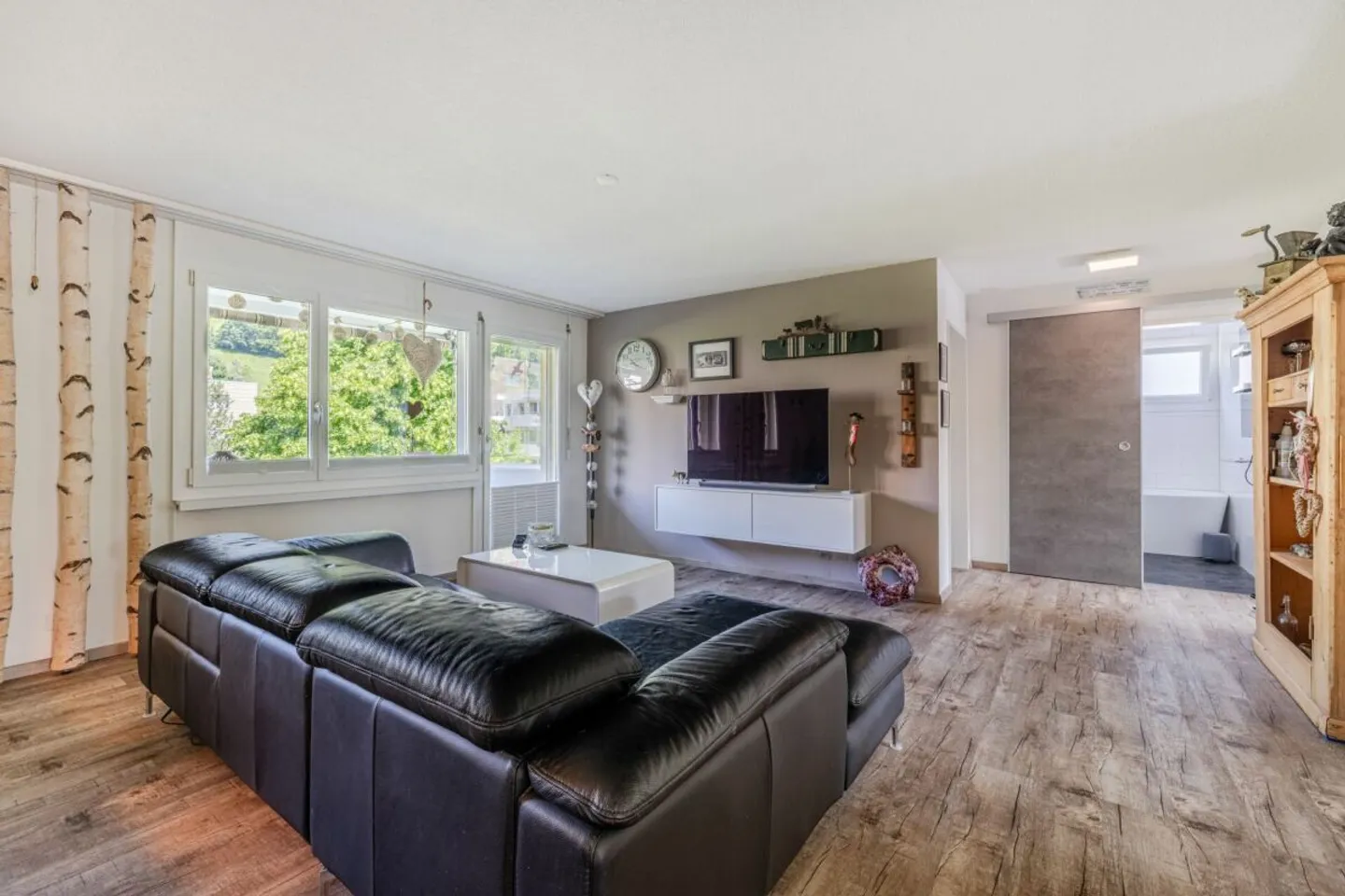 Ländliches Wohnen: Totalsanierte 4.5-Zimmer Wohnung an ruhiger Lage in Grub AR - Foto 3 von 11