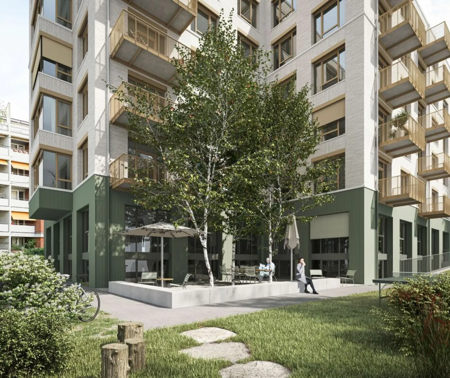 Newly built 5.5-room penthouse apartment with unique terrace - Photo 3 of 3