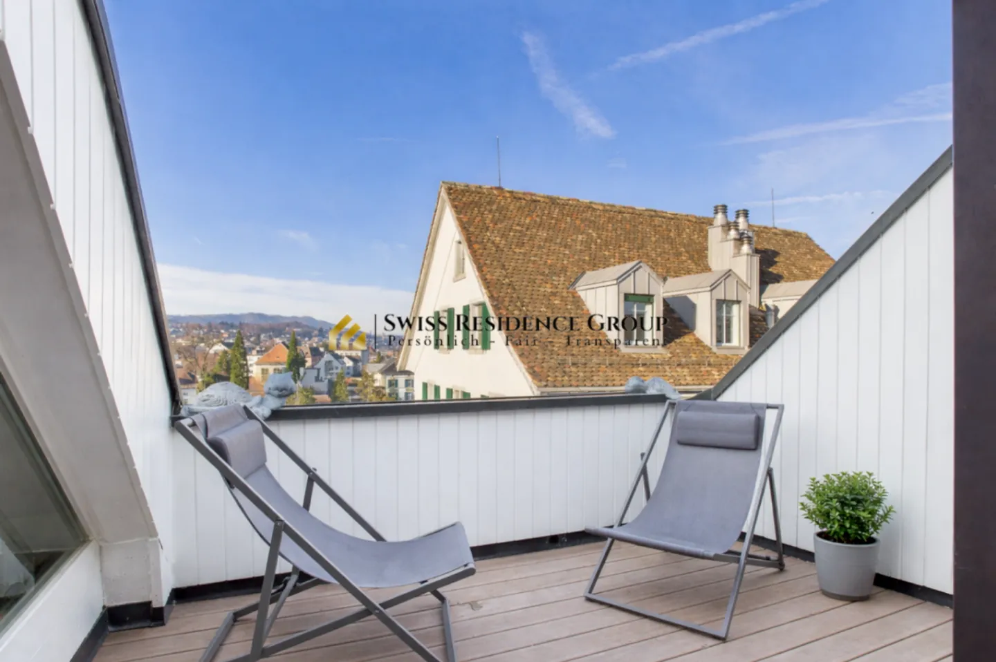 Maisonette avec vue imprenable sur Thalwil et le lac - Photo 4 sur 13