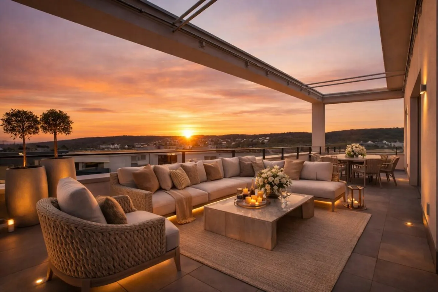 Esclusivo attico di 4.5 locali - finiture di lusso, cucina di design e due terrazze nel centro di Kloten - Foto 1 di 13