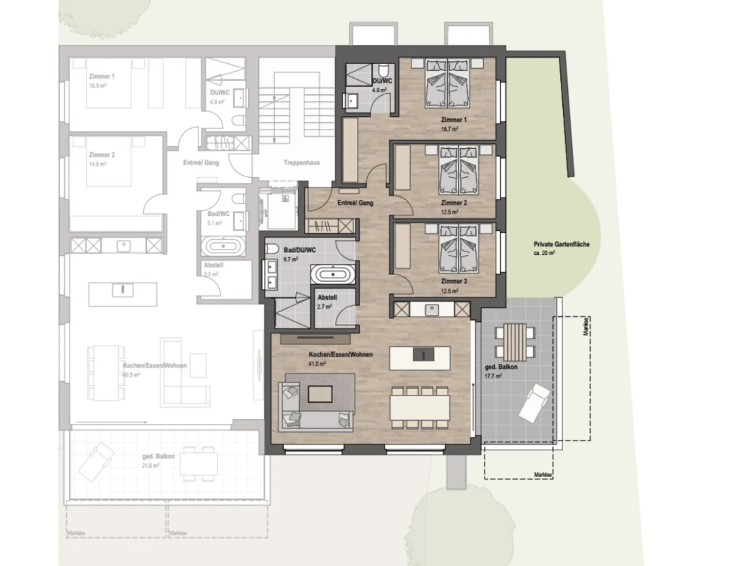 Exklusives Apartment in Sargans - Foto 8 von 8