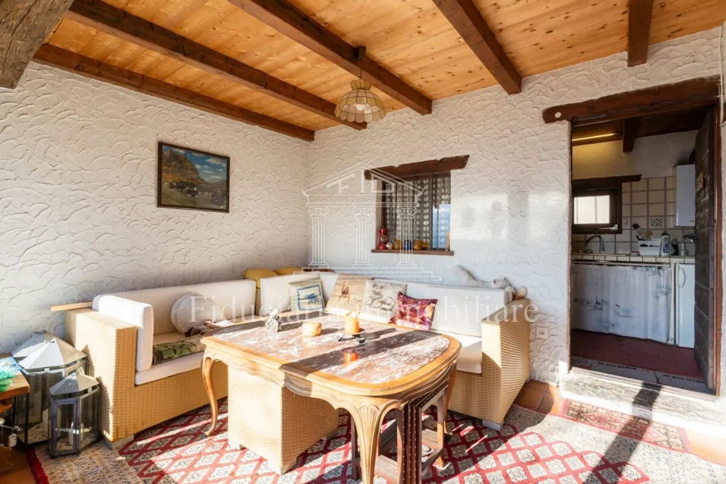 BRISSAGO - Charmante maison rustique de 3,5 pièces dans un emplacement ensoleillé avec vue imprenable sur le lac - Photo 5 sur 13