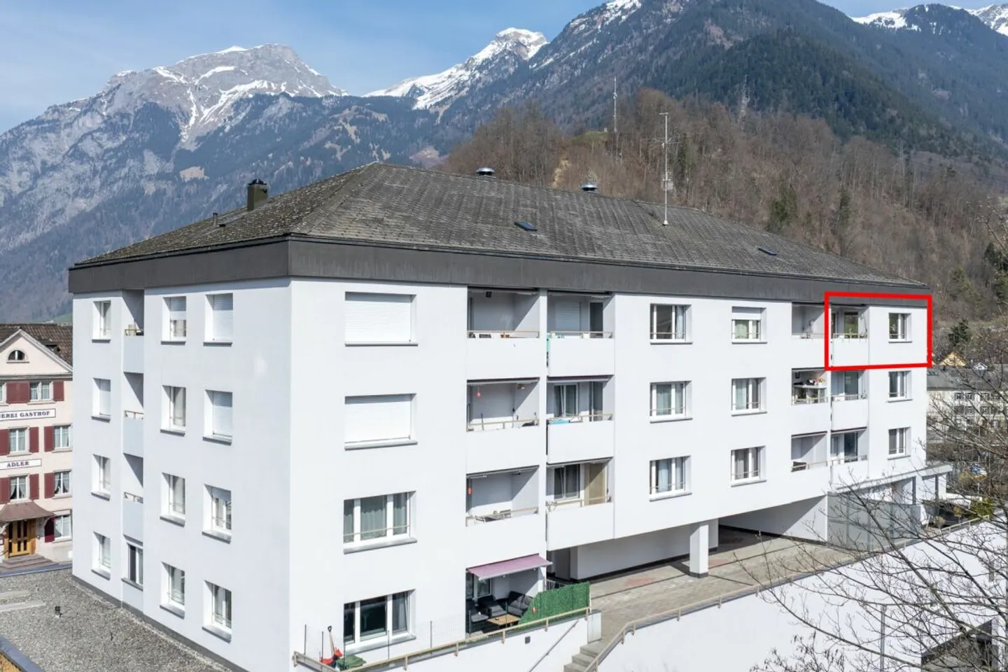 Gemütliche 4 Zimmerwohnung - zentral in Schwanden - Foto 9 von 12